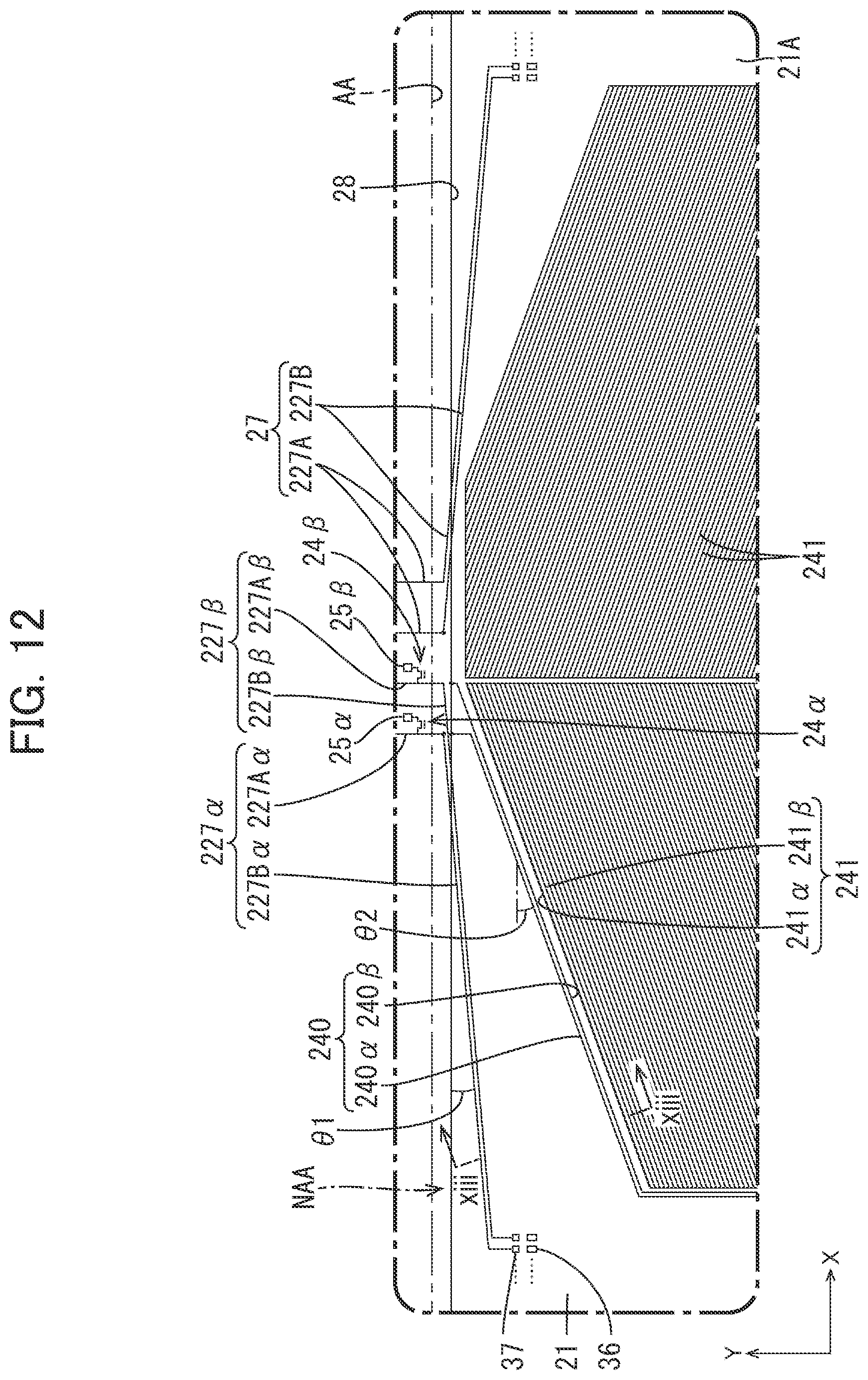 Patent US12105392 Figure 12 – Display device