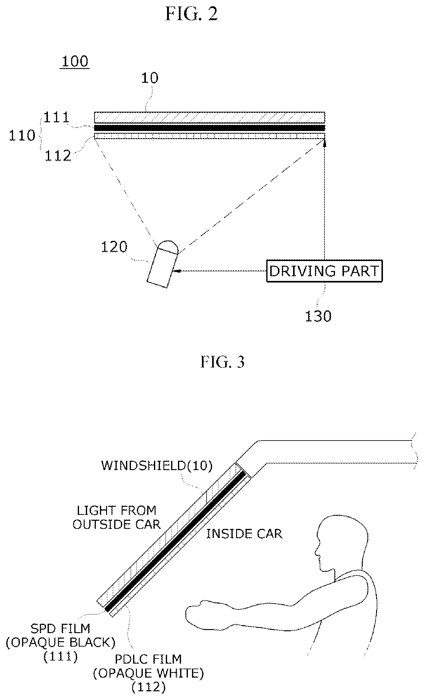 Patent US12105393 Figure 2 – Vehicle display device