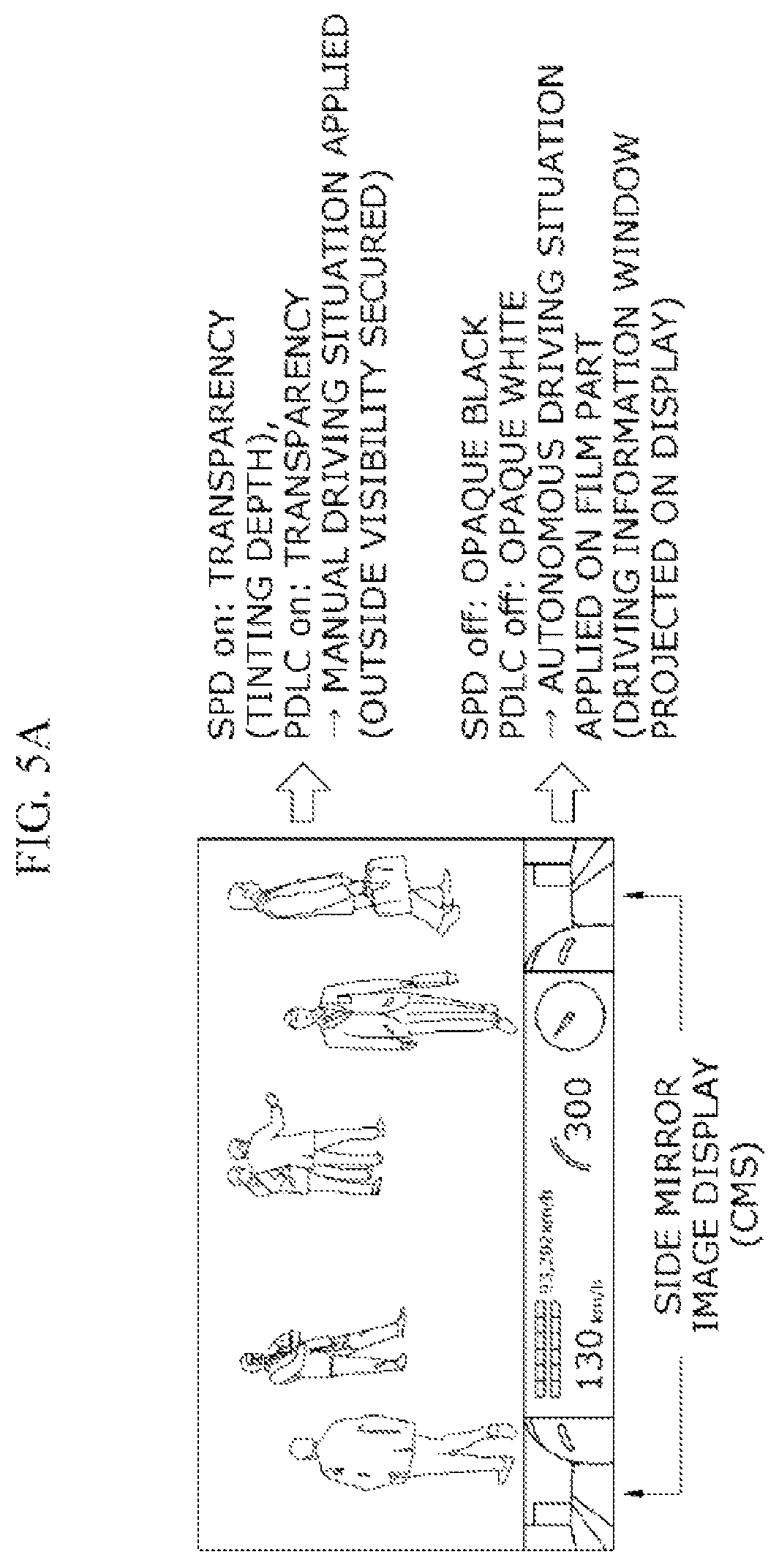 Patent US12105393 Figure 4 – Vehicle display device