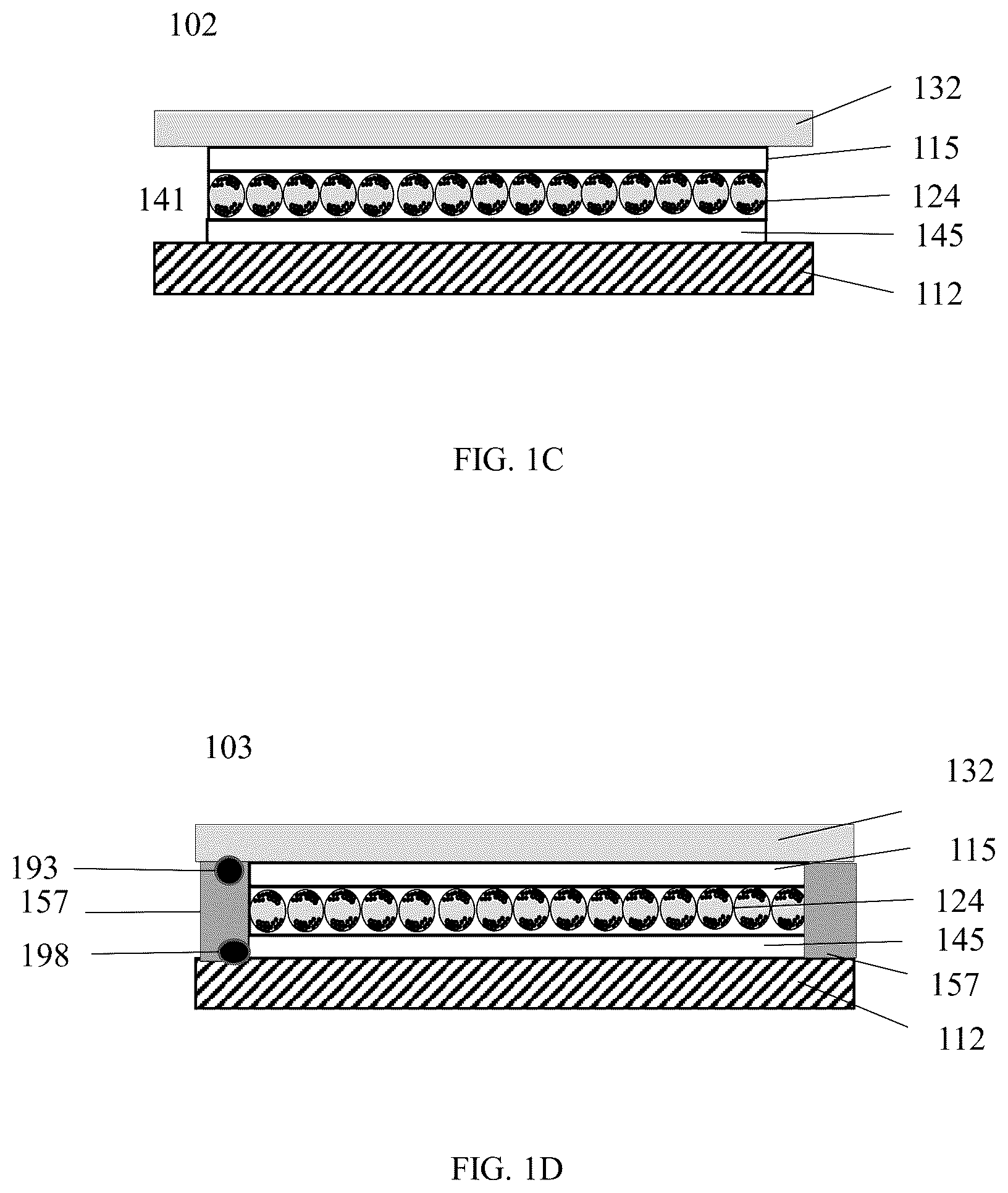 Patent US12105396 Figure 2 – Electro-optic device comprising integrated conductive edge seal and a method of production of the same