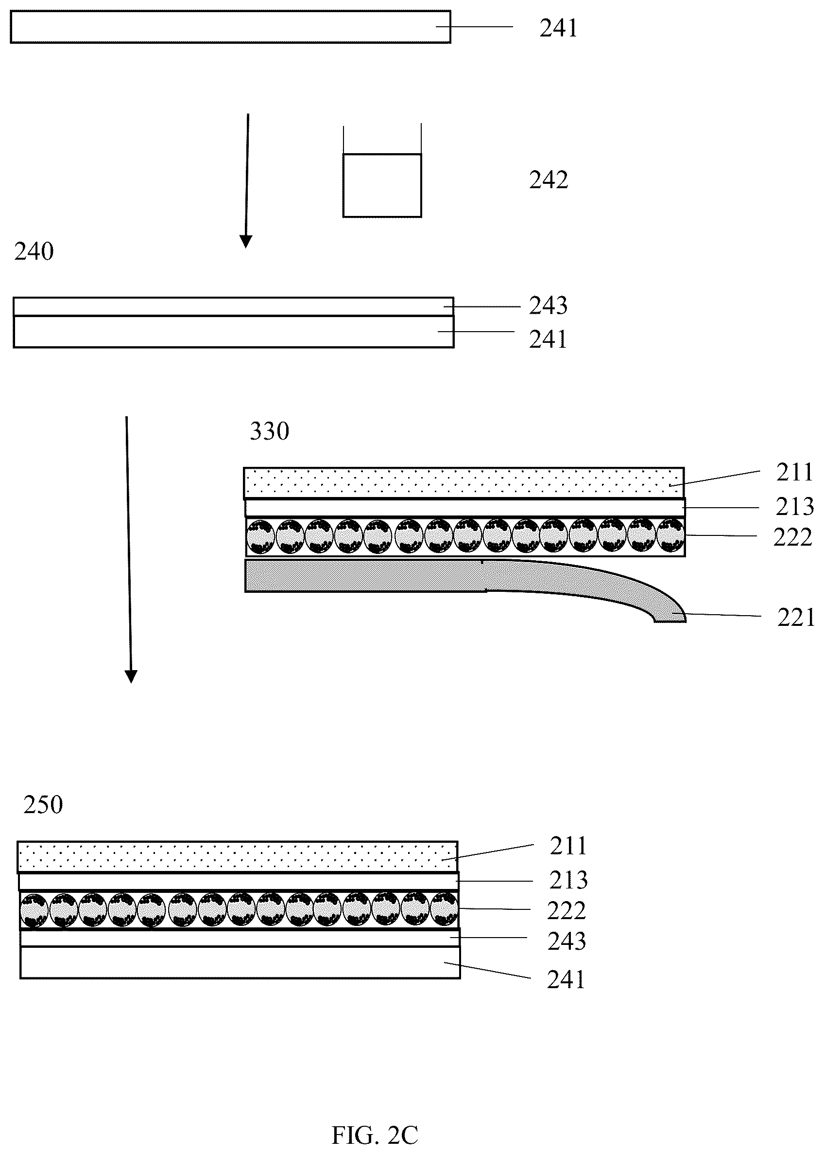 Patent US12105396 Figure 7 – Electro-optic device comprising integrated conductive edge seal and a method of production of the same