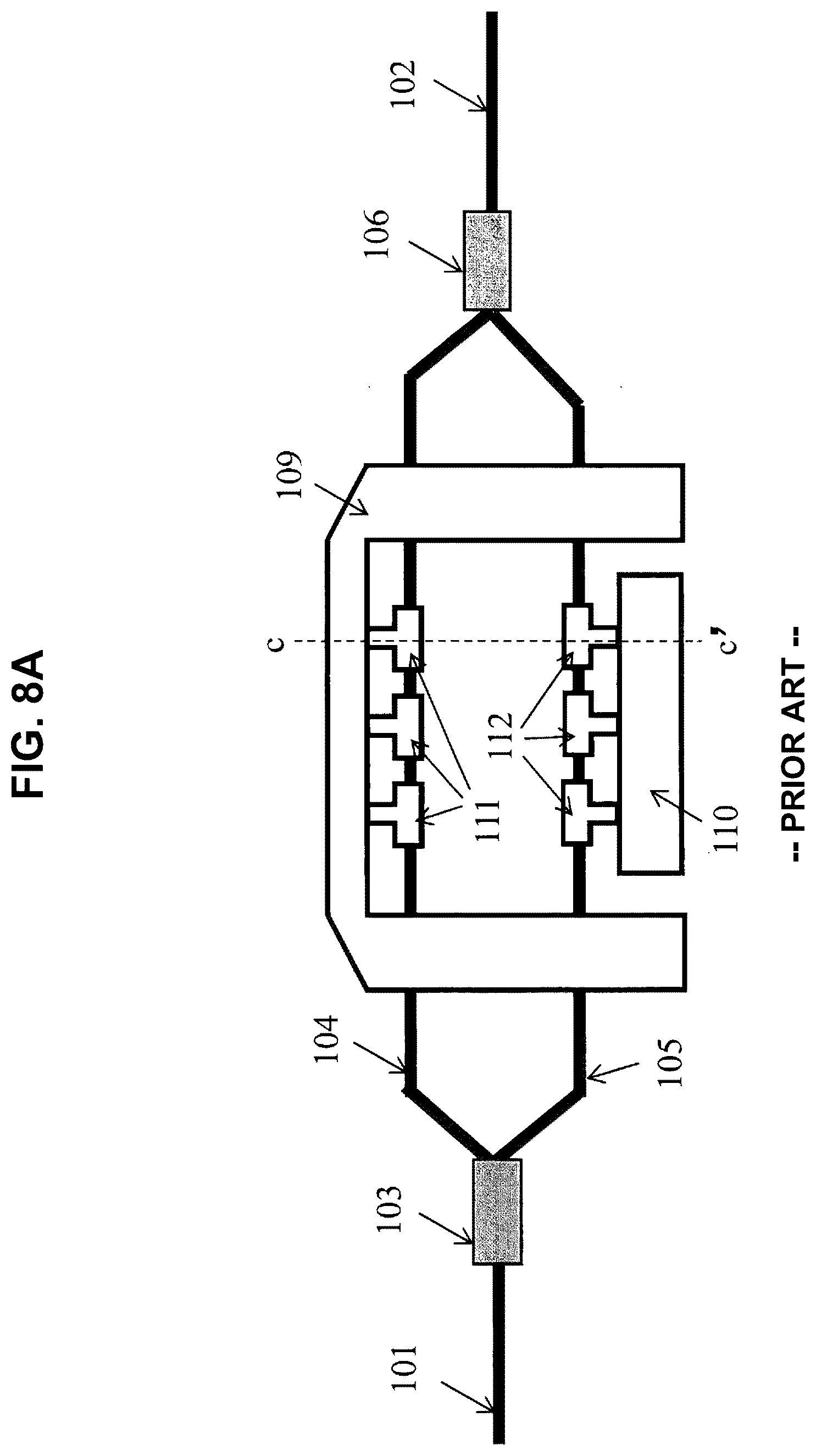 Patent US12105398 Figure 8 – Semiconductor Mach-Zehnder optical modulator and IQ modulator