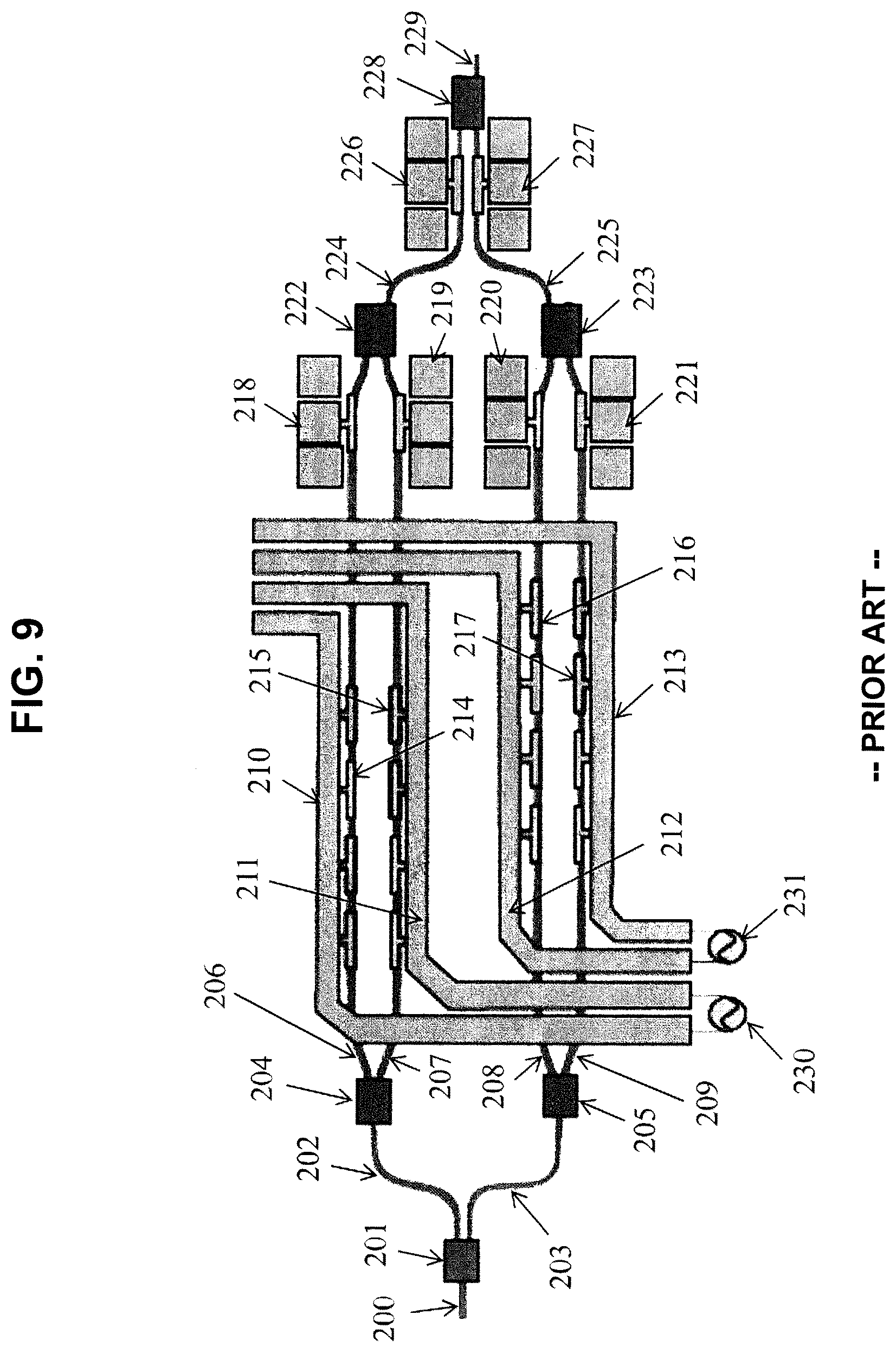 Patent US12105398 Figure 10 – Semiconductor Mach-Zehnder optical modulator and IQ modulator