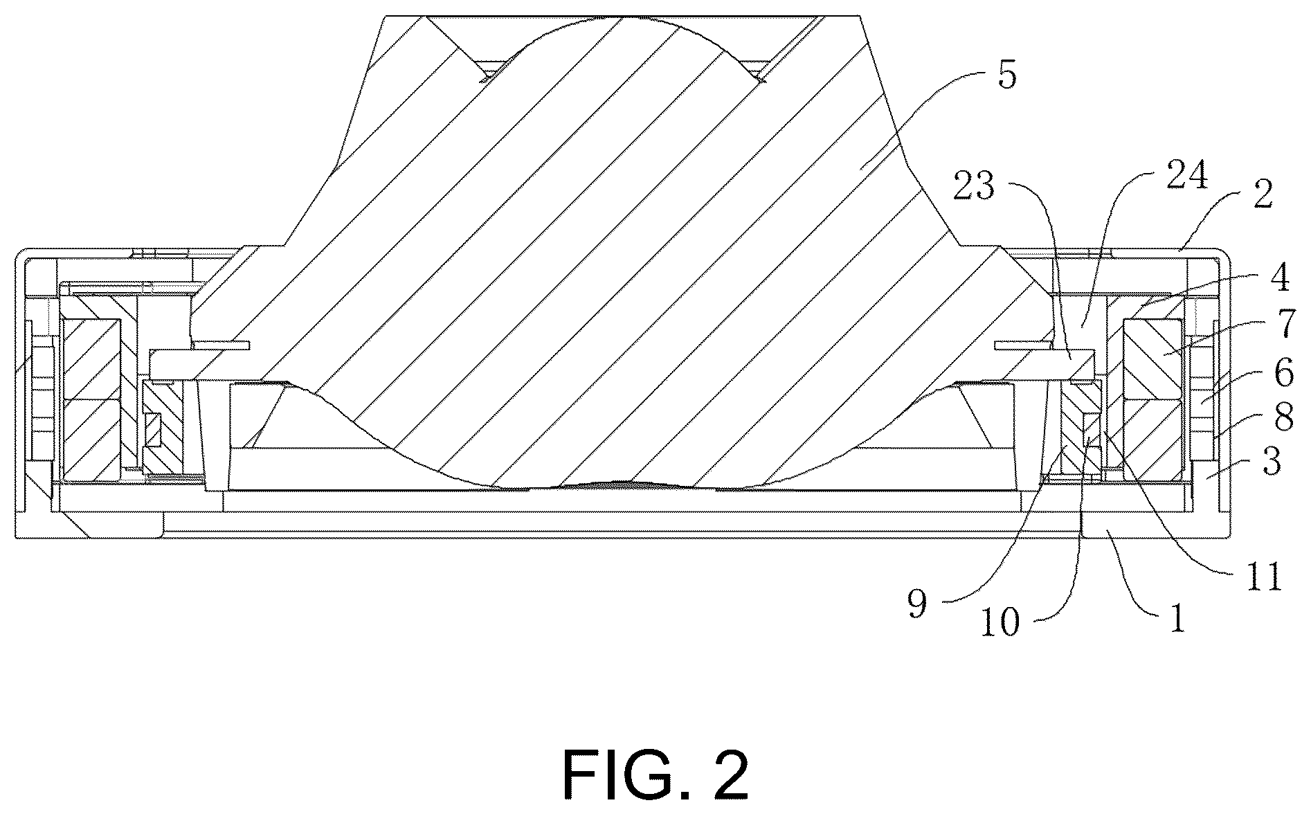 Patent US12105400 Figure 2 – AF motor structure, camera device, and electronic product
