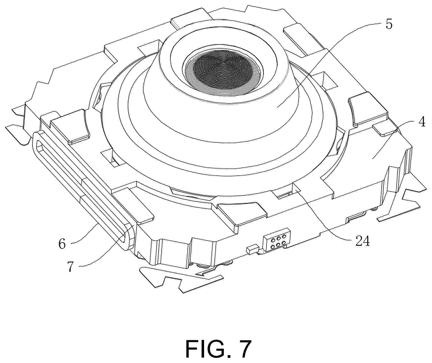 Patent US12105400 Figure 7 – AF motor structure, camera device, and electronic product