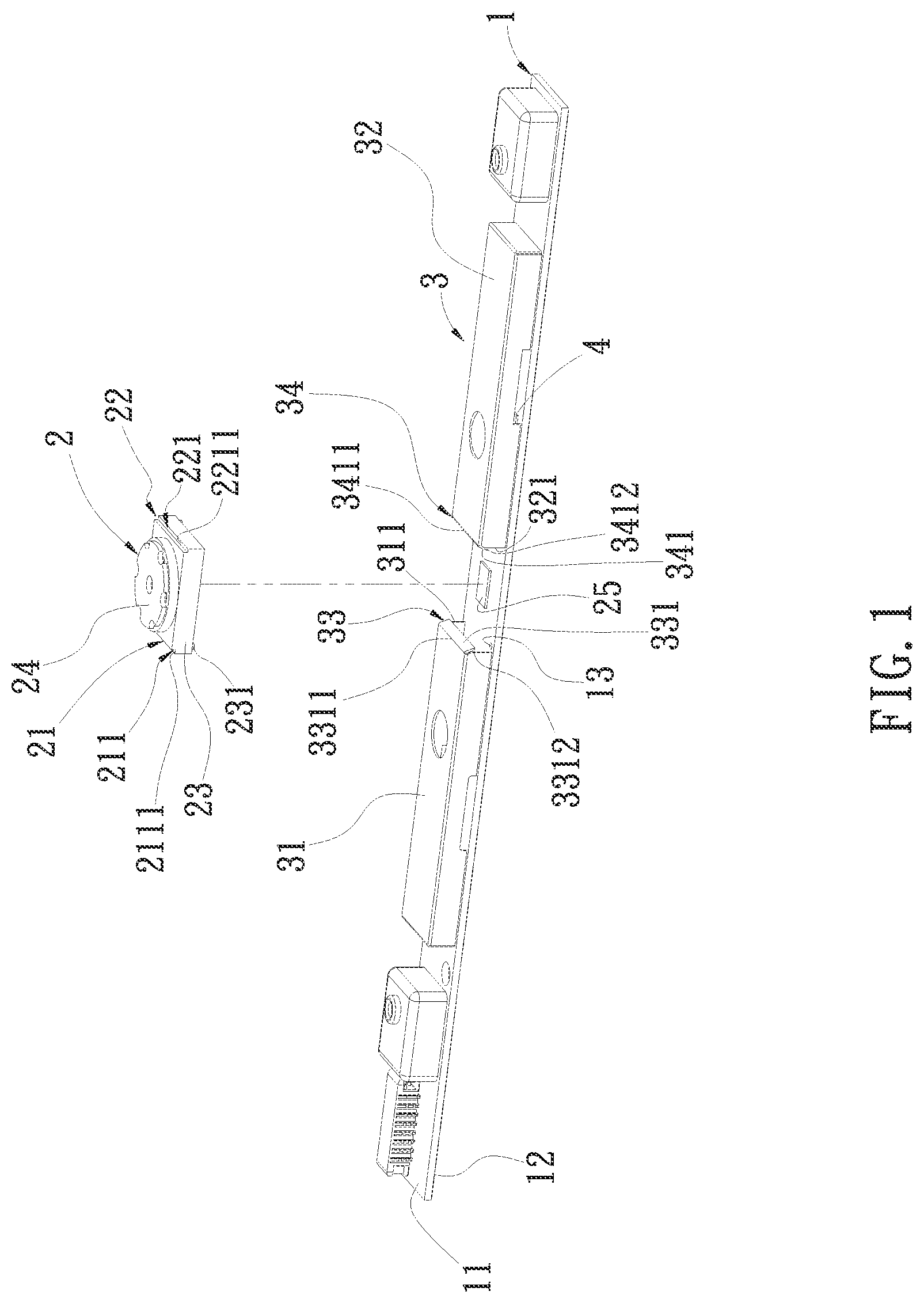 Patent US12105403 Figure 1 – Camera device connection structure