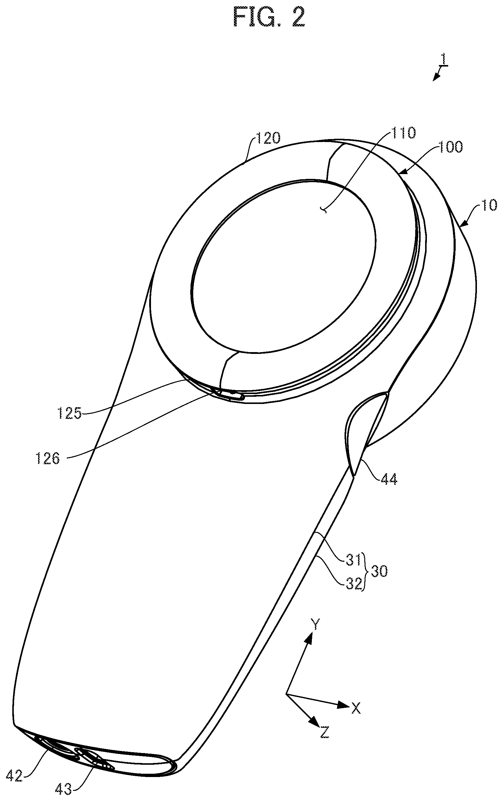 Patent US12105405 Figure 2 – Conversion lens attachment structure, and inspection device