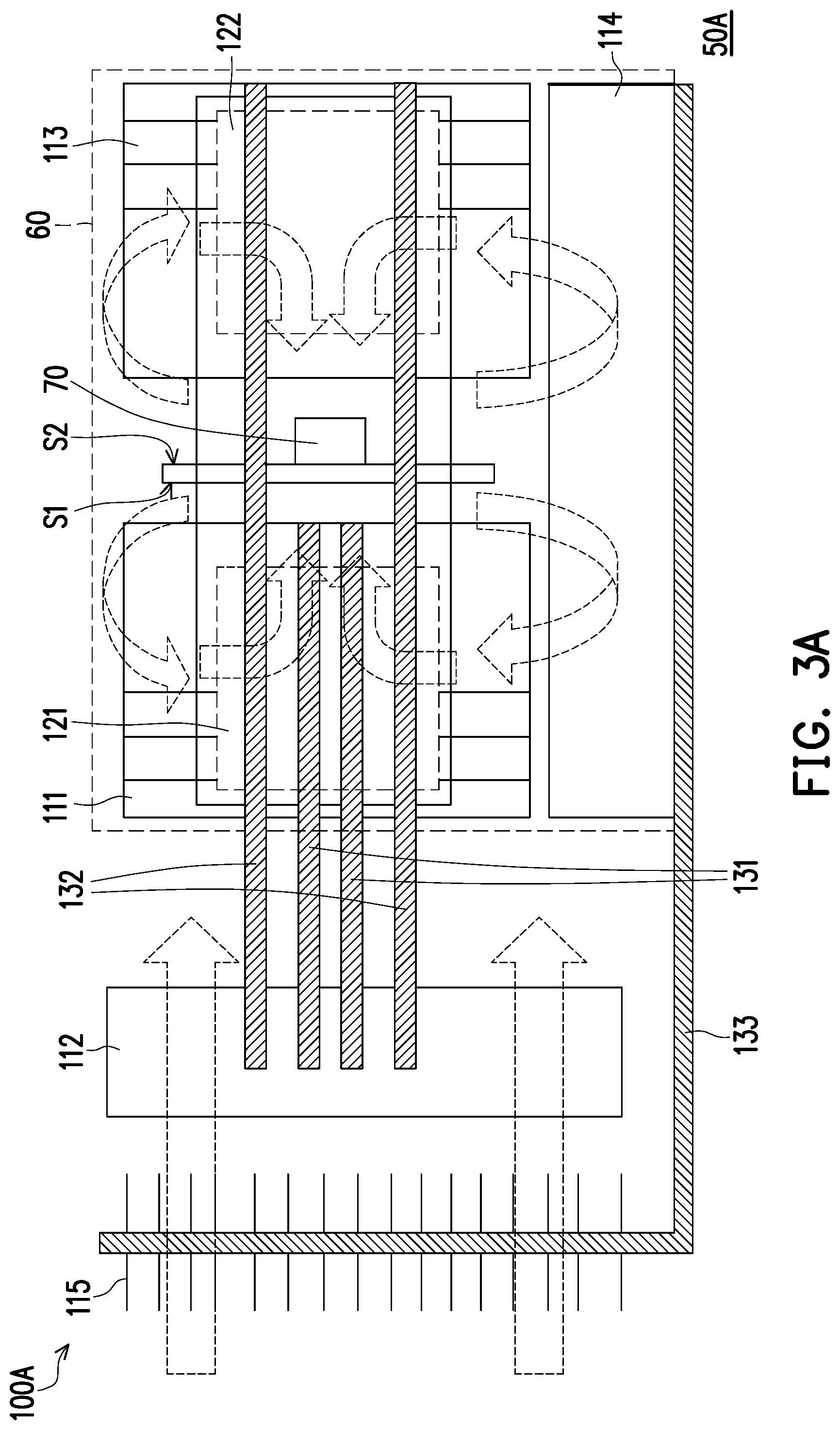 Patent US12105406 Figure 3 – Heat dissipation module and projection device
