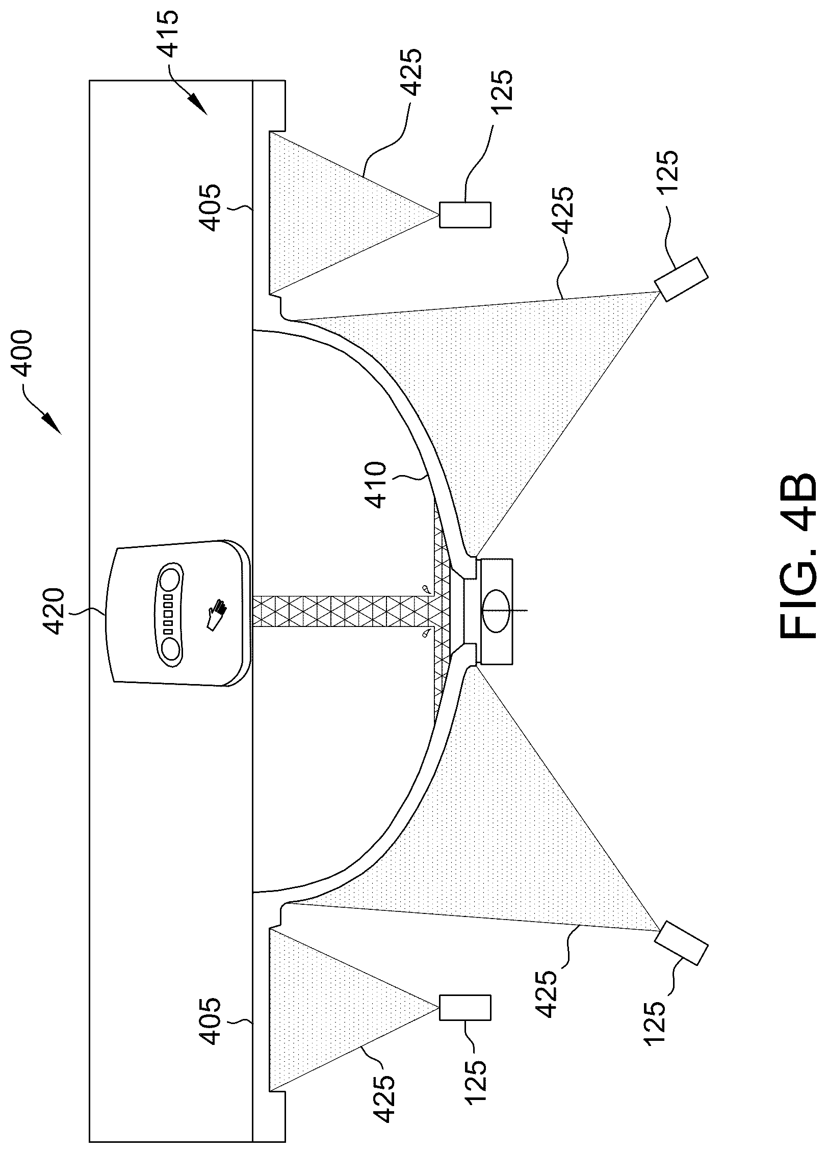 Patent US12105407 Figure 5 – Projection system for baby-changing station translucent displays and methods of operating thereof