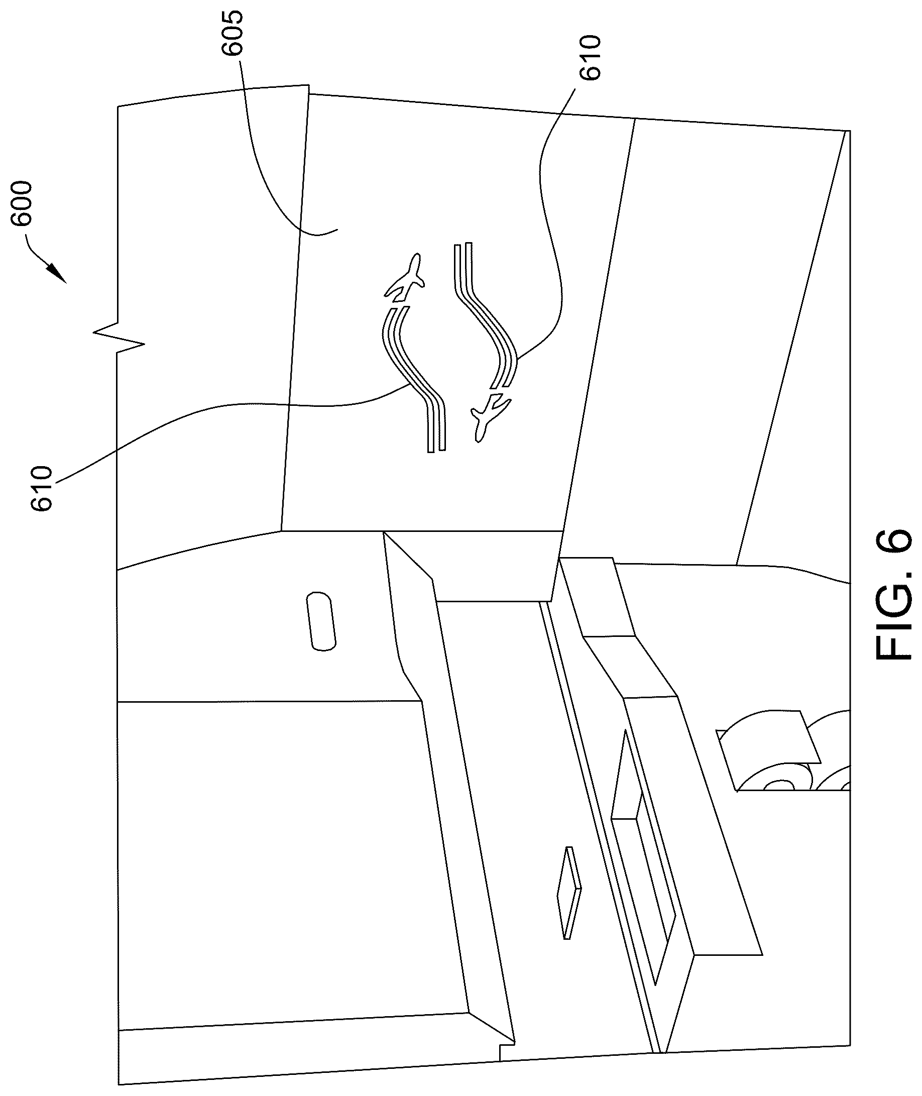 Patent US12105407 Figure 8 – Projection system for baby-changing station translucent displays and methods of operating thereof