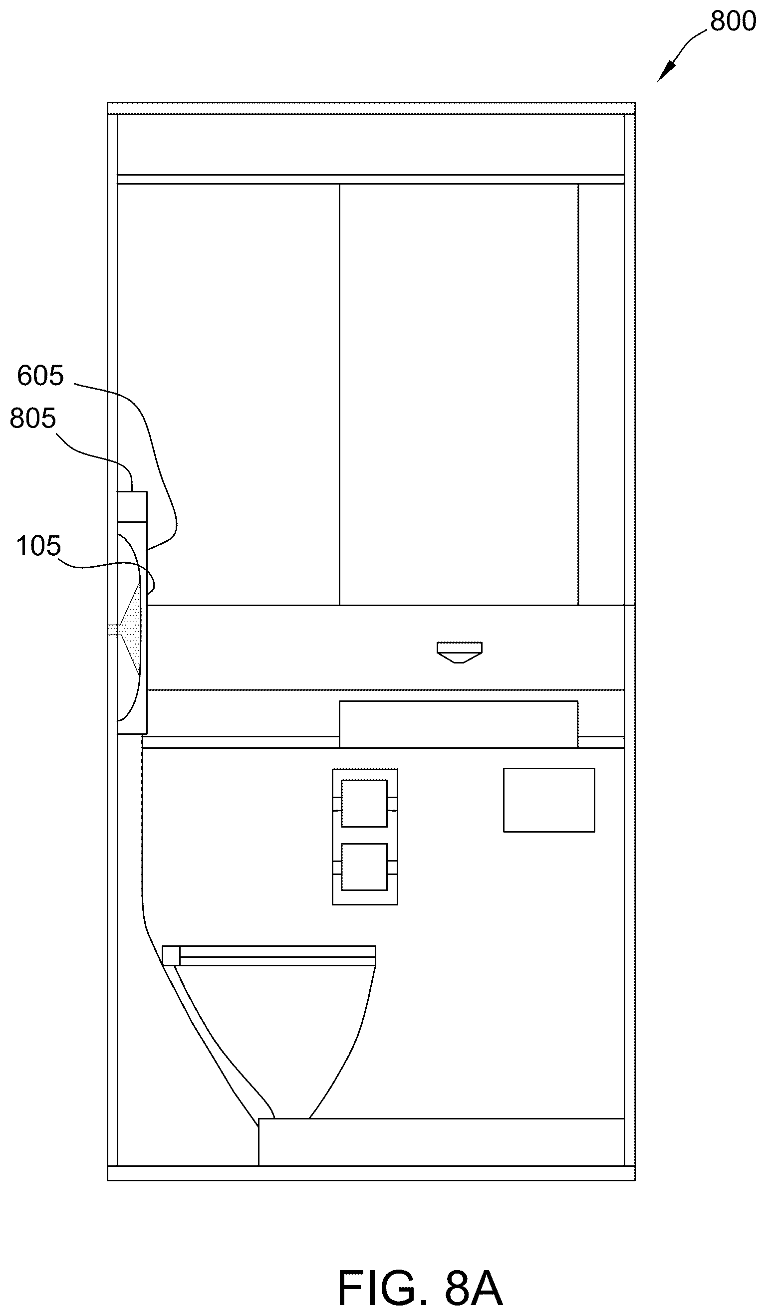 Patent US12105407 Figure 12 – Projection system for baby-changing station translucent displays and methods of operating thereof