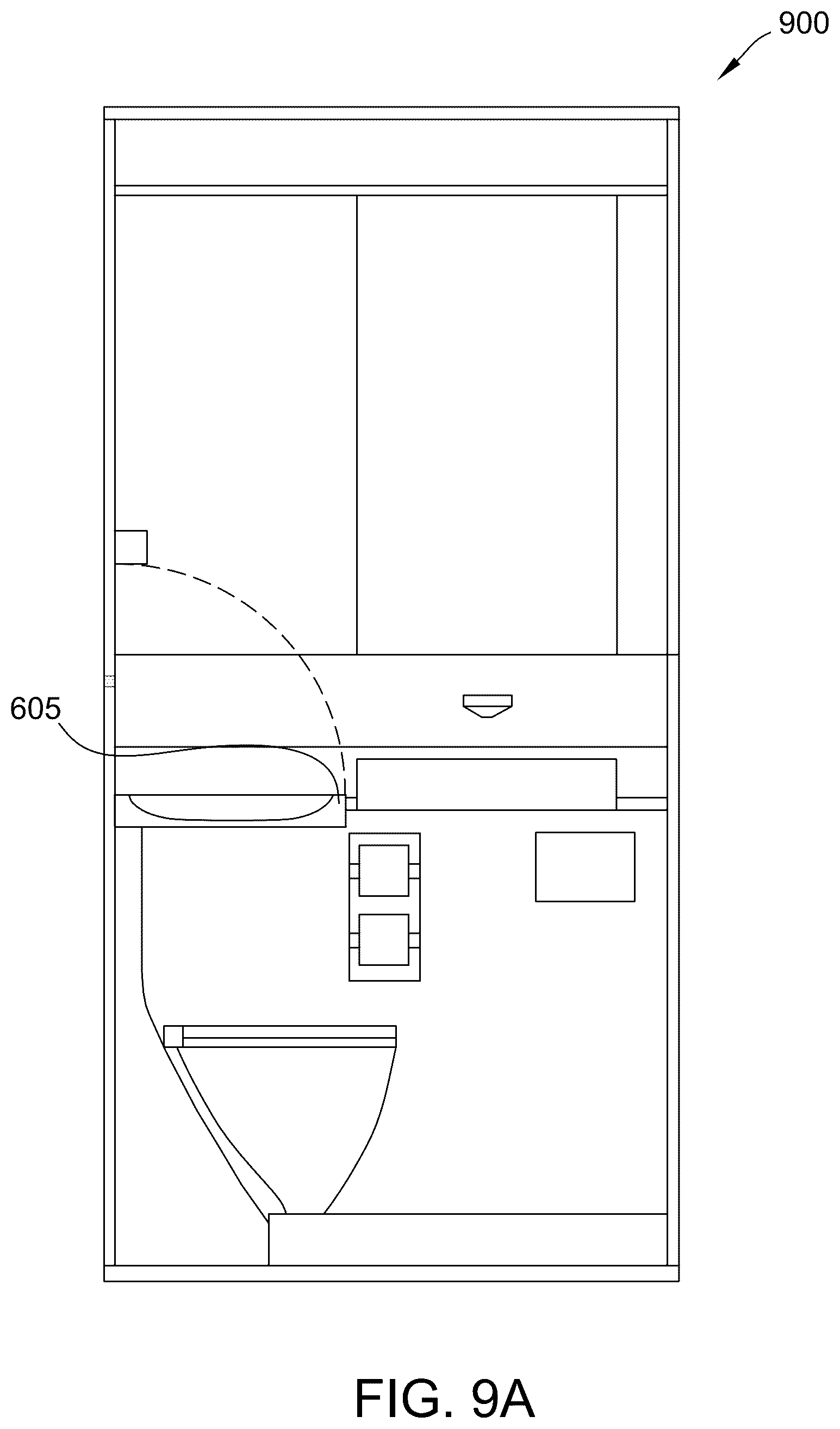 Patent US12105407 Figure 14 – Projection system for baby-changing station translucent displays and methods of operating thereof