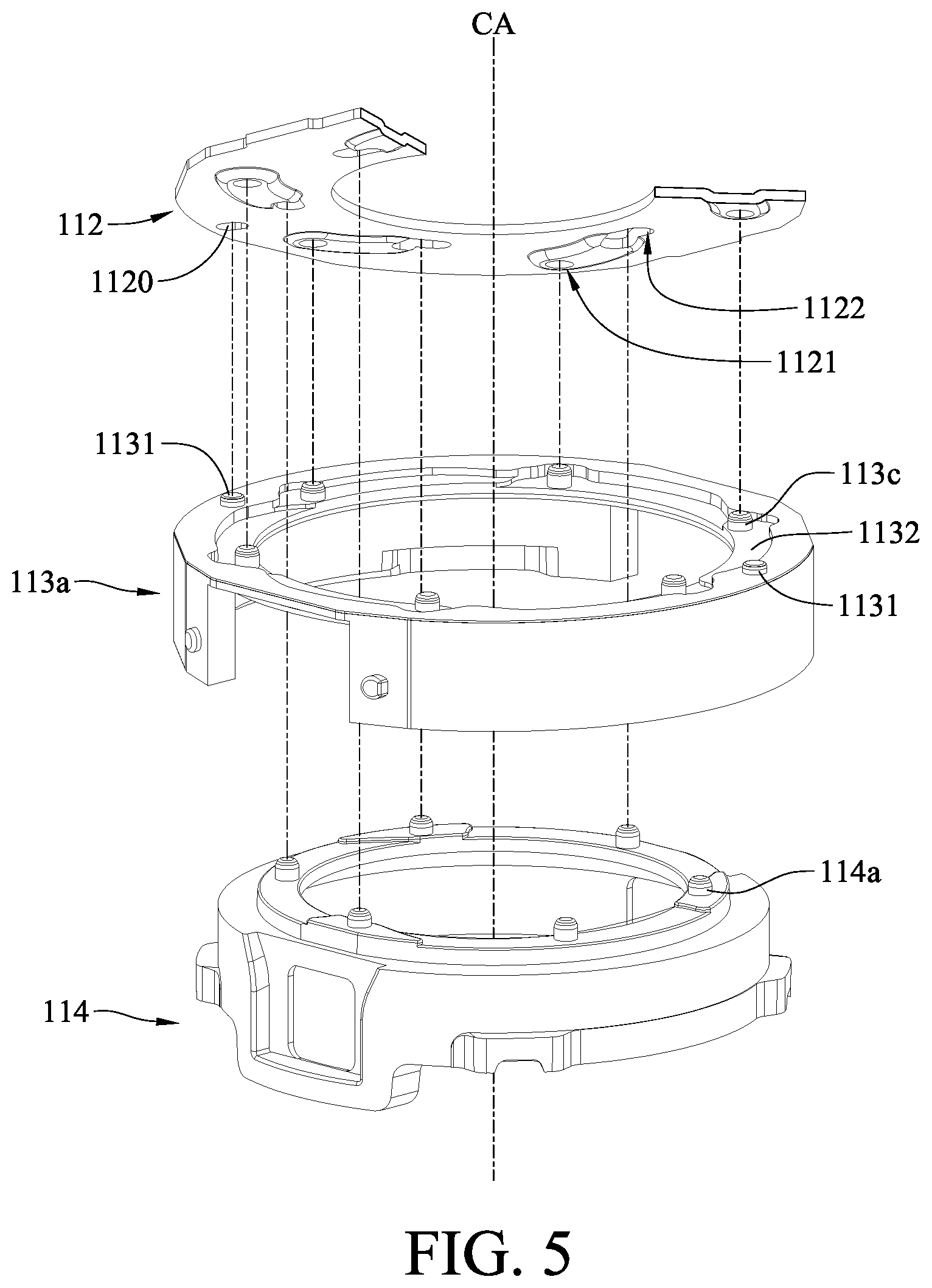 Patent US12105410 Figure 5 – Light pass aperture module, camera module and electronic device
