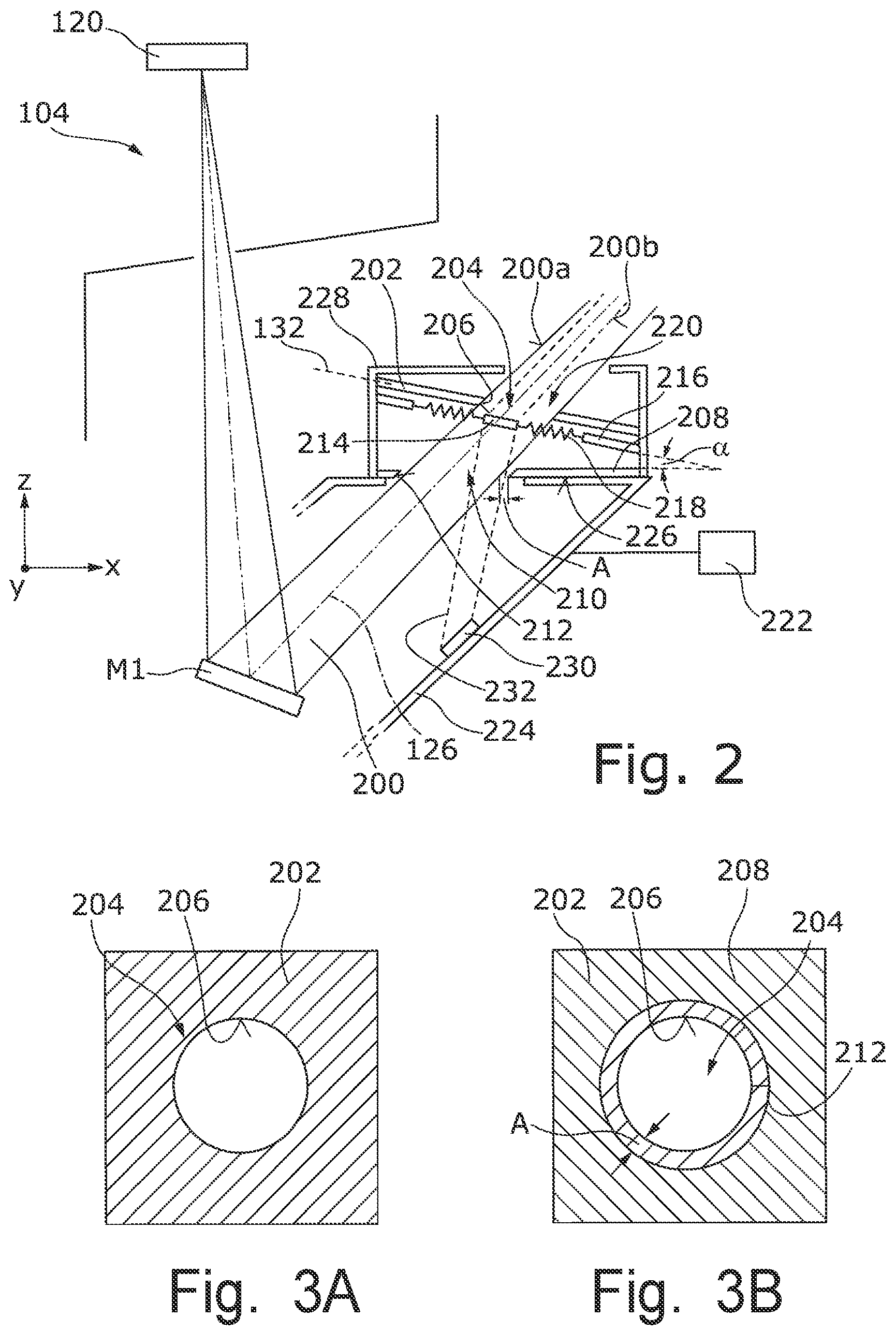 Patent US12105429 Figure 3 – Optical system with an aperture stop