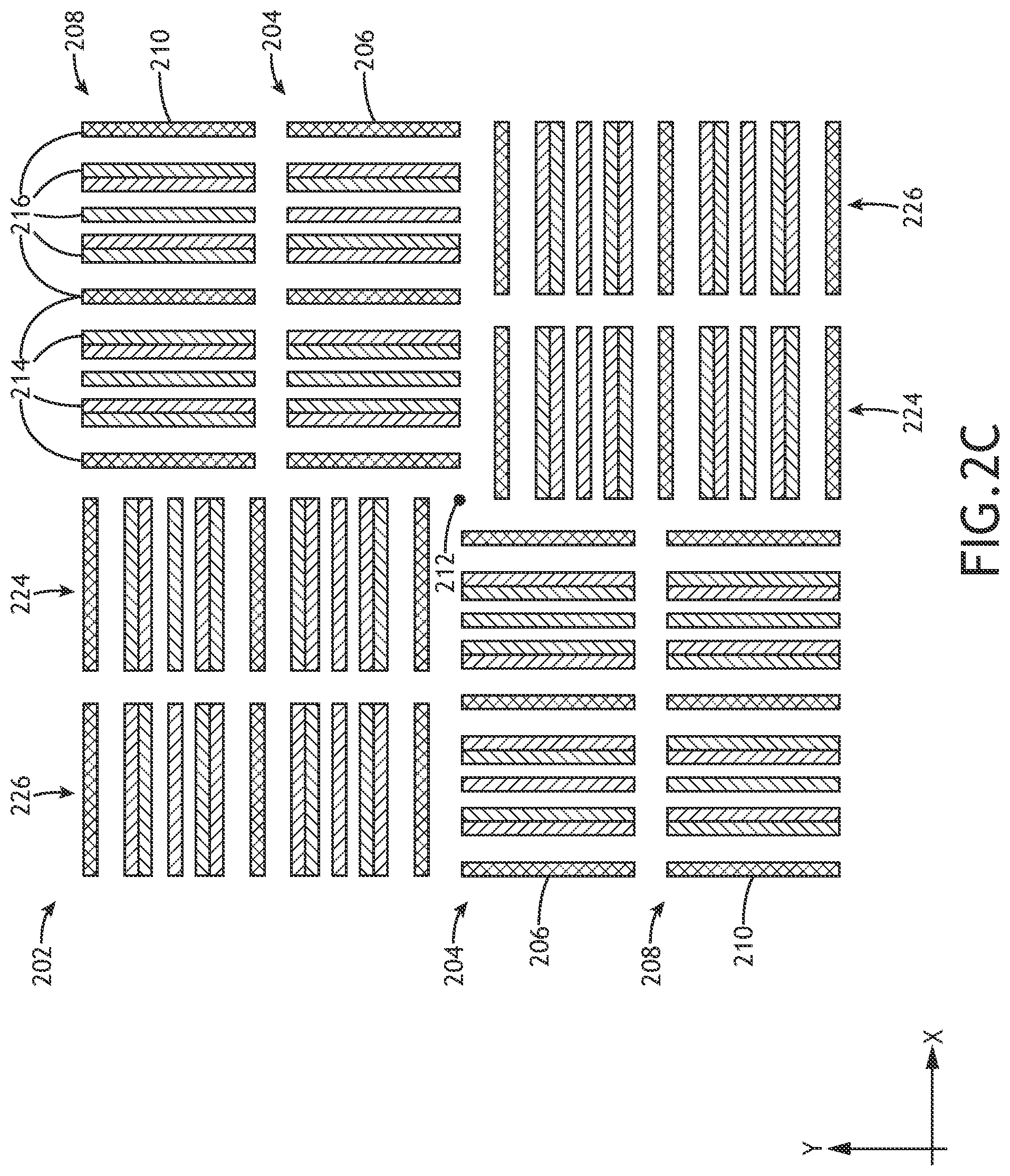 Patent US12105433 Figure 4 – Imaging overlay targets using moiré elements and rotational symmetry arrangements