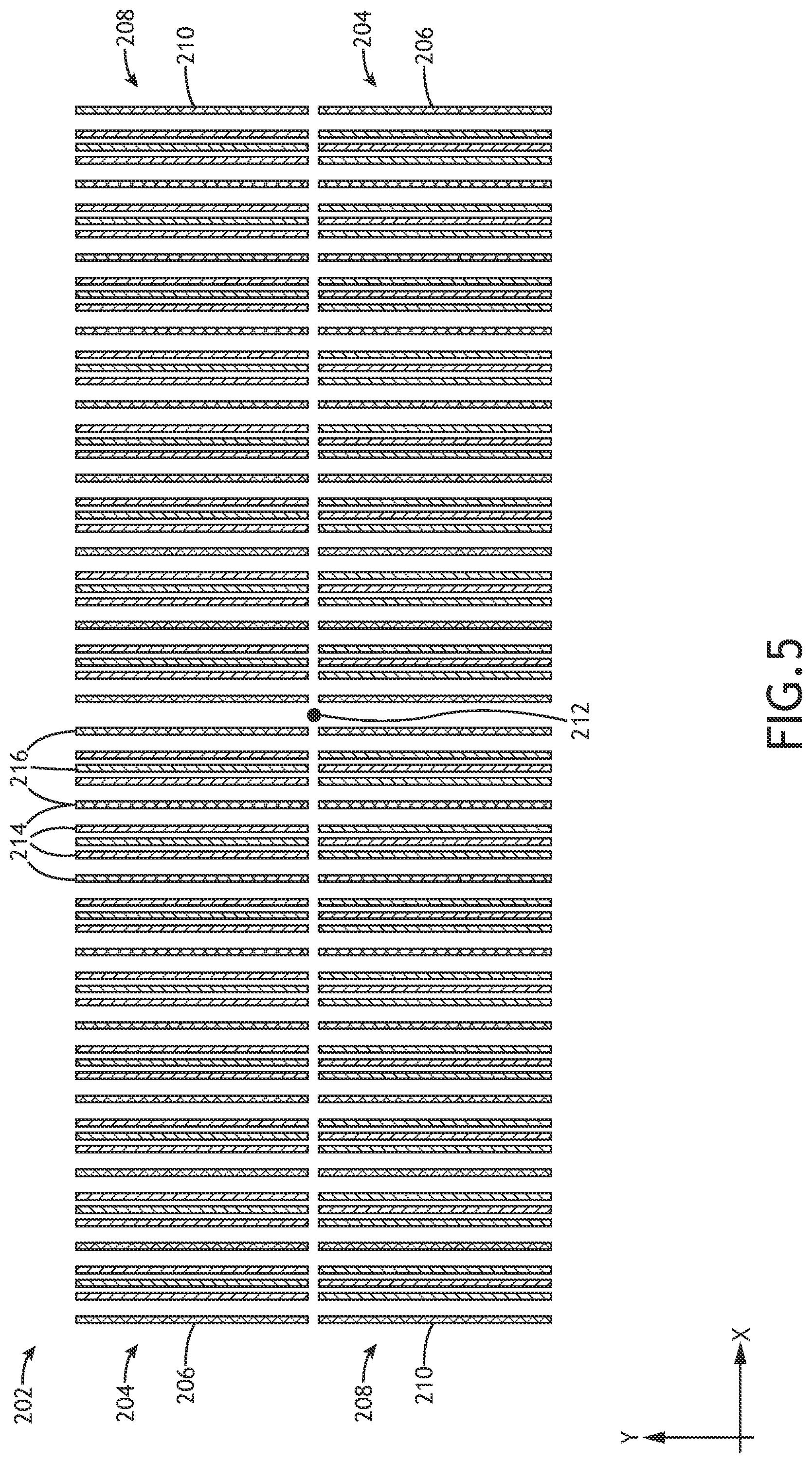 Patent US12105433 Figure 8 – Imaging overlay targets using moiré elements and rotational symmetry arrangements