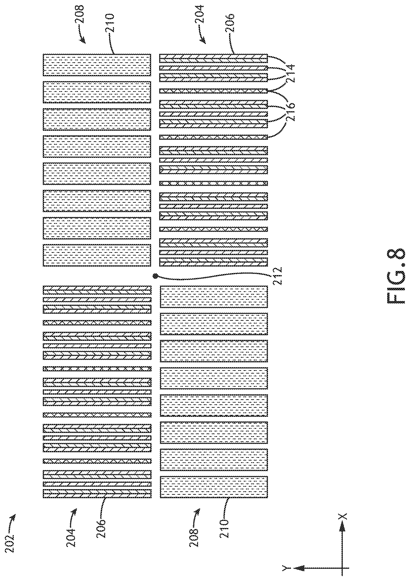 Patent US12105433 Figure 11 – Imaging overlay targets using moiré elements and rotational symmetry arrangements