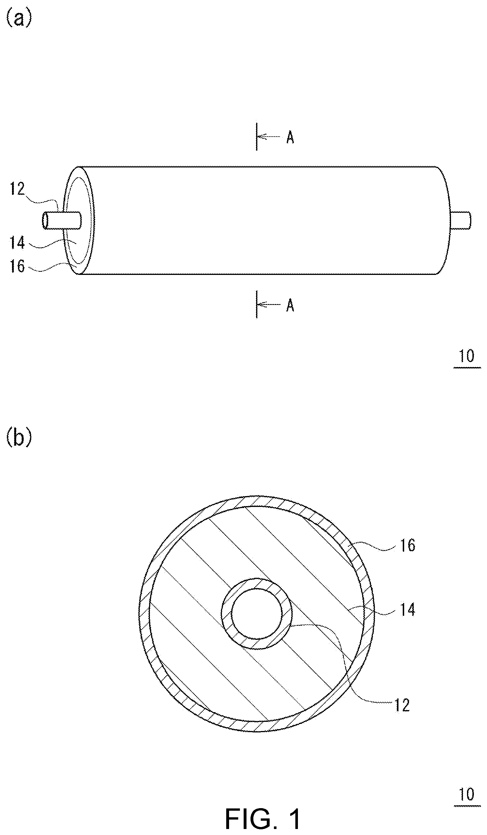 Patent US12105436 Figure 1 – Charging roll for electrophotographic equipment