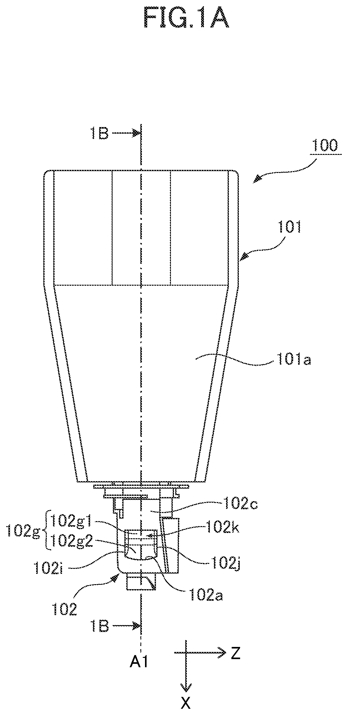 Patent US12105441 Figure 1 – Toner container and image forming system
