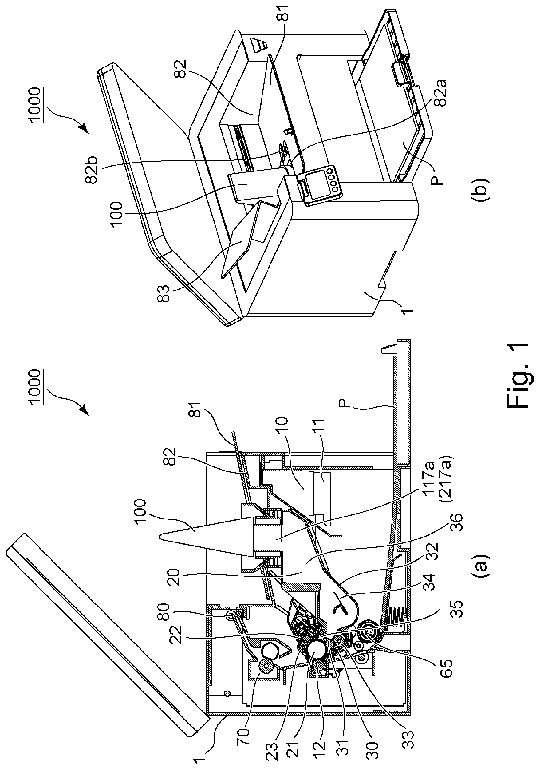 Patent US12105442 — Toner container and image forming system — Figure 1