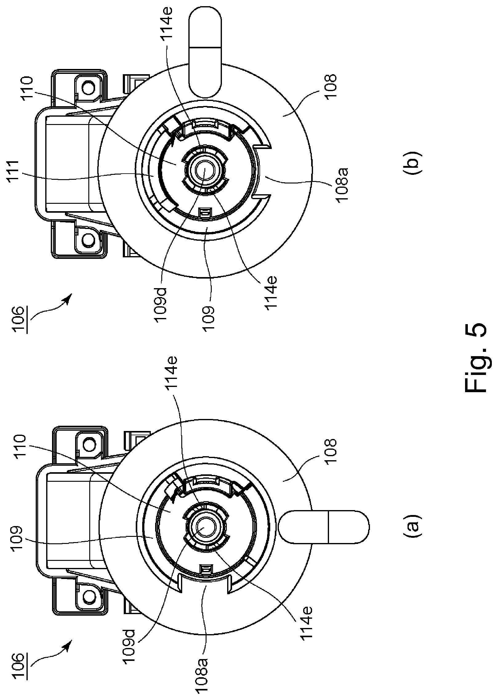 Patent US12105442 Figure 5 – Toner container and image forming system