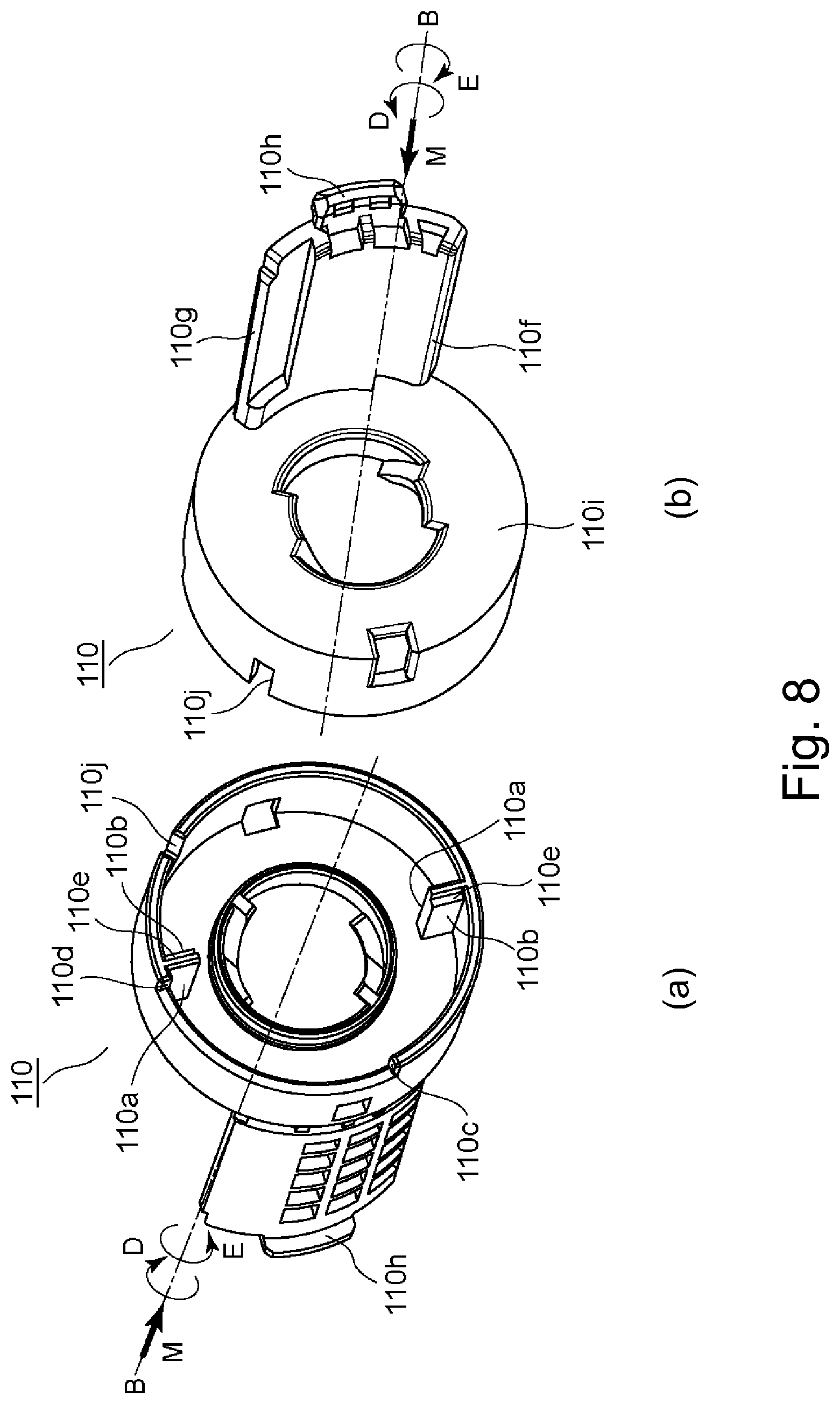 Patent US12105442 Figure 8 – Toner container and image forming system