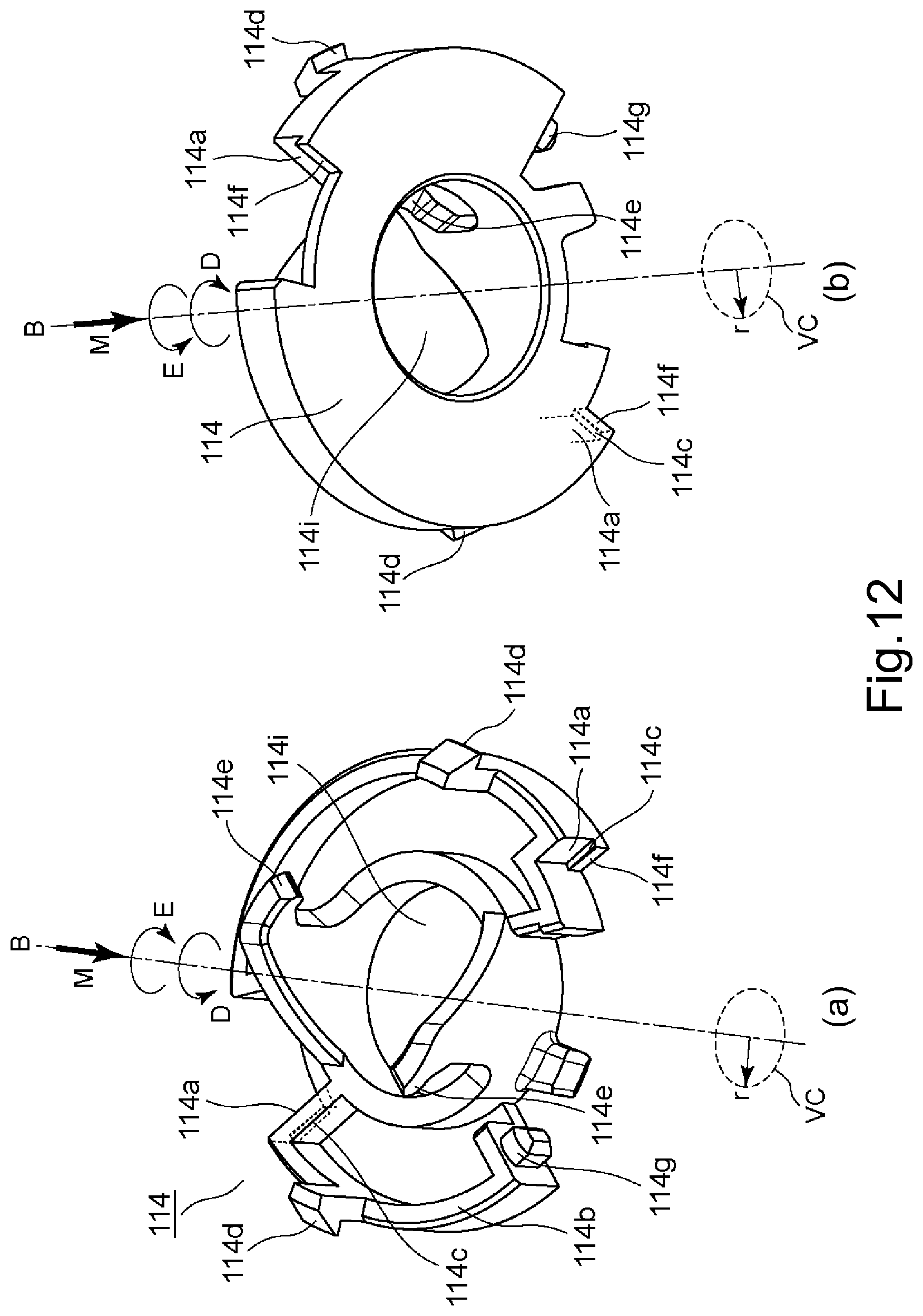 Patent US12105442 Figure 12 – Toner container and image forming system