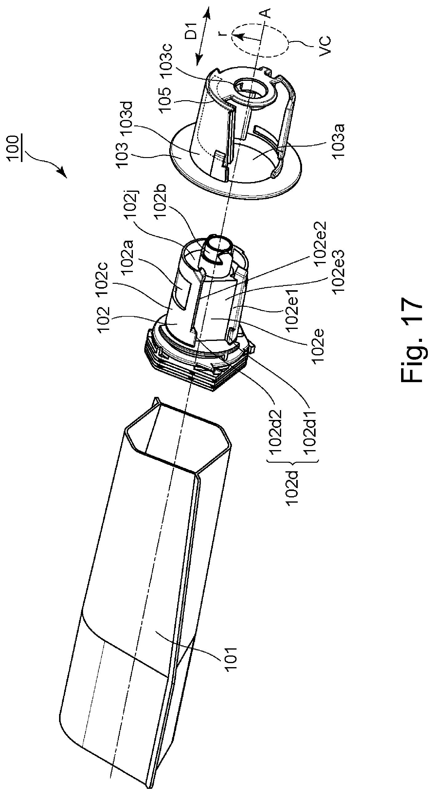 Patent US12105442 Figure 17 – Toner container and image forming system