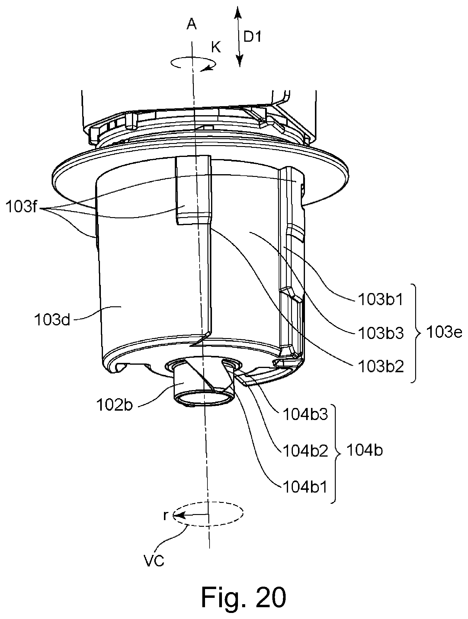 Patent US12105442 Figure 20 – Toner container and image forming system