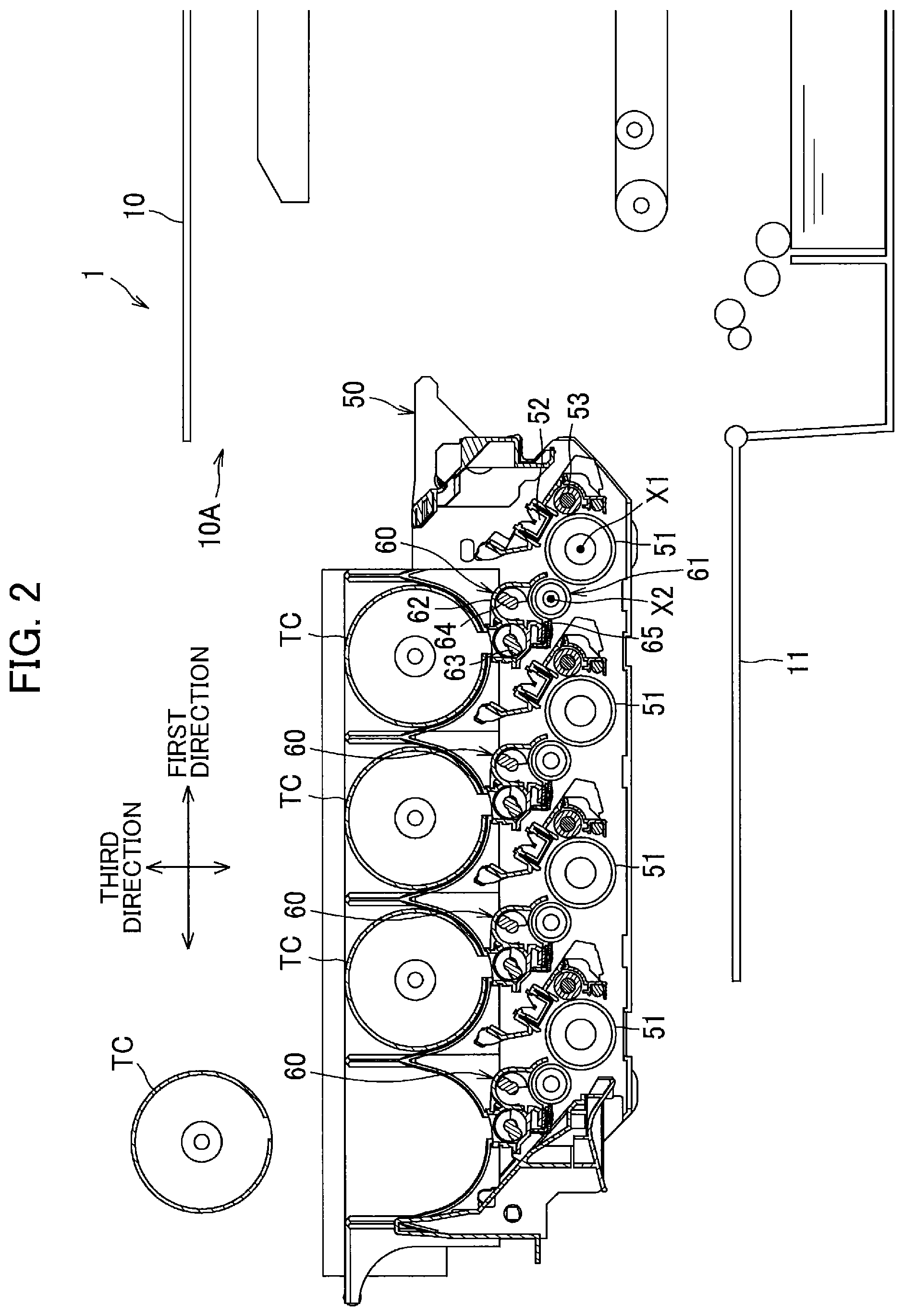 Patent US12105444 Figure 2 – Image forming apparatus capable of suppressing increase in size