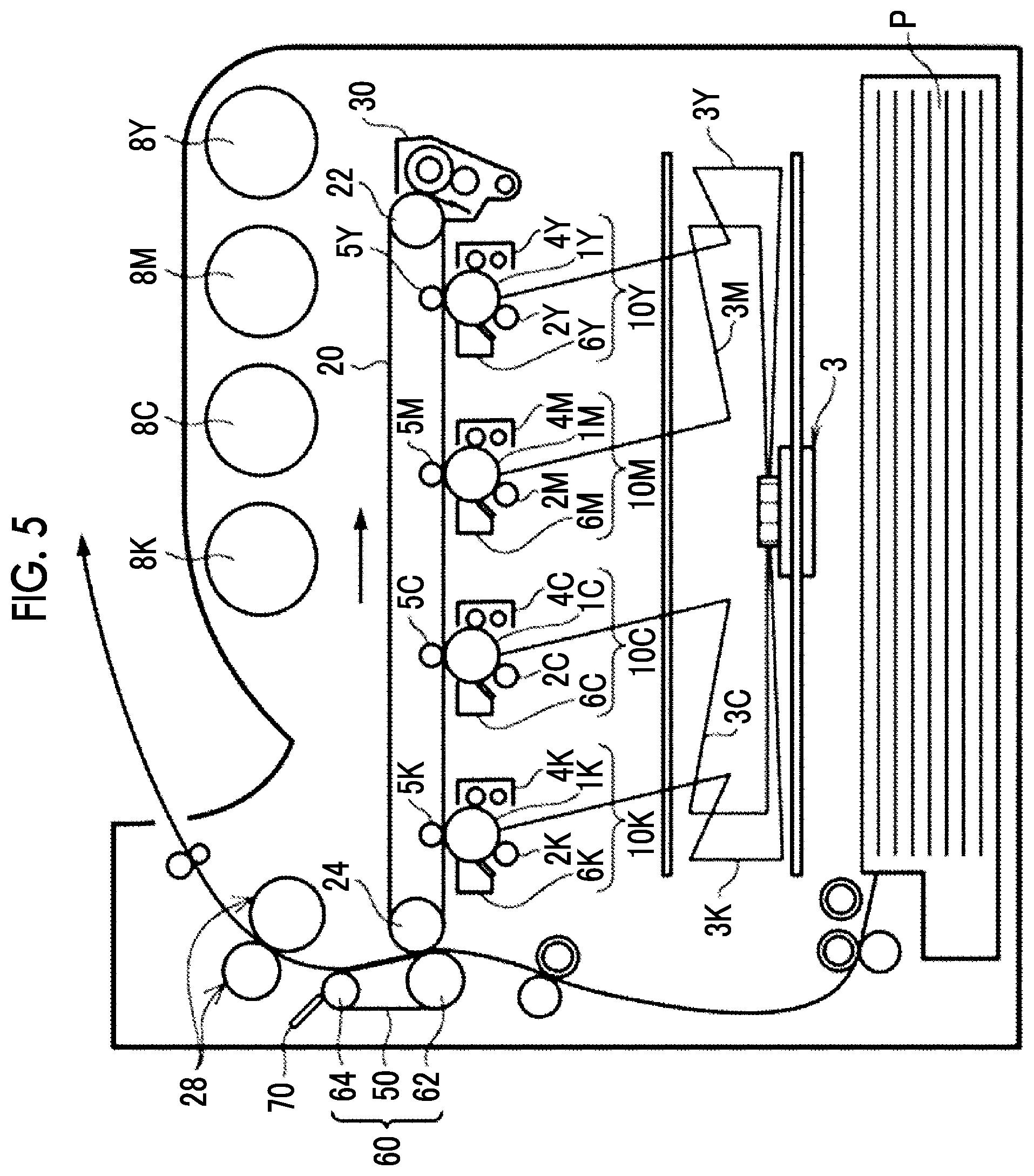Patent US12105446 Figure 3 – Image forming apparatus and transfer unit