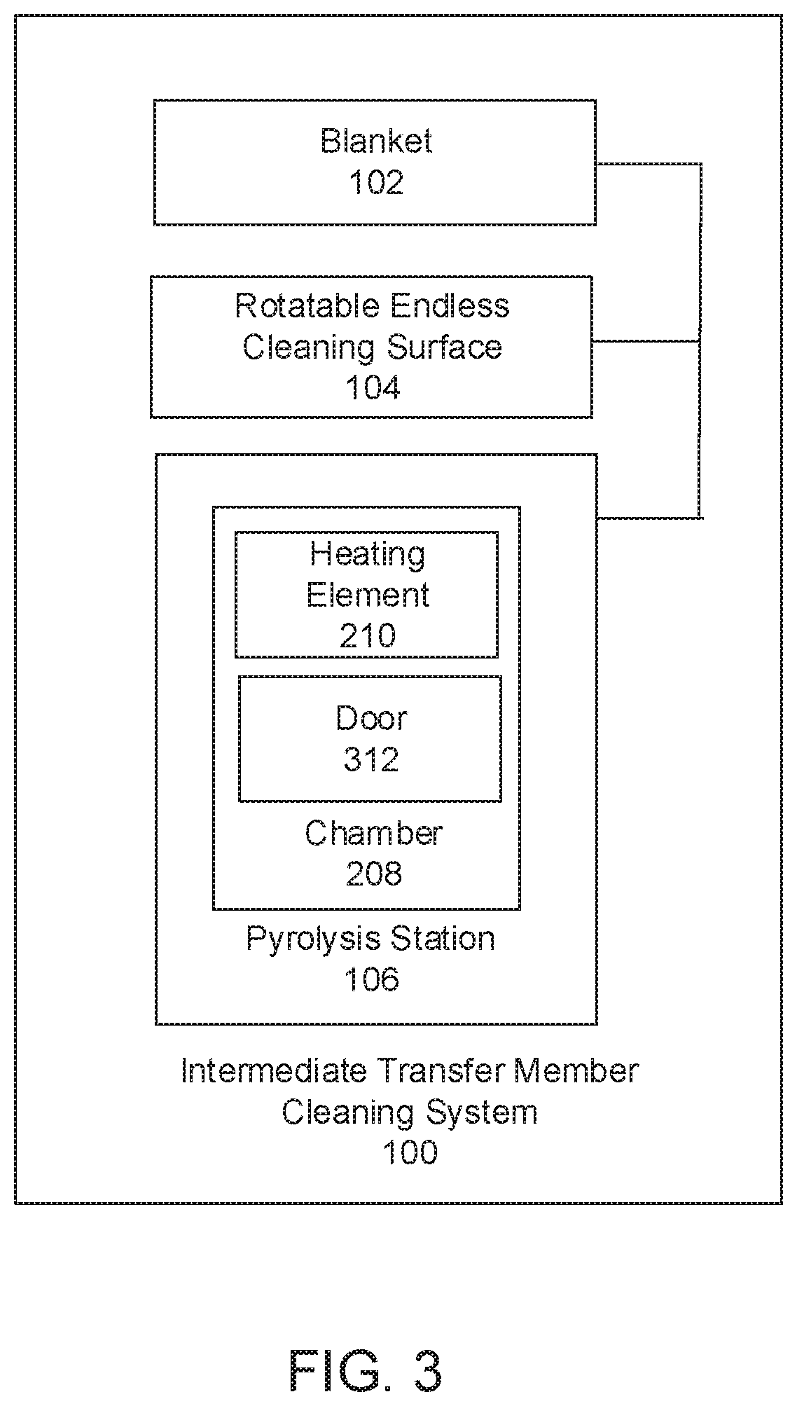 Patent US12105448 Figure 3 – Intermediate transfer member cleaning