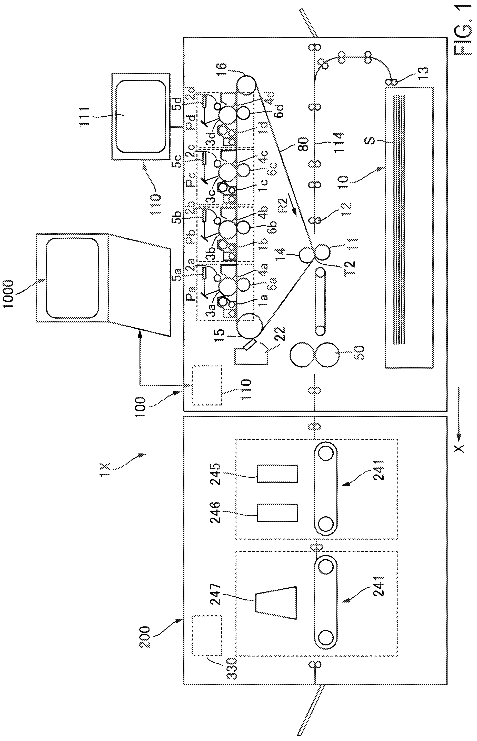 Patent US12105449 — Image forming apparatus and varnish applying apparatus — Figure 1