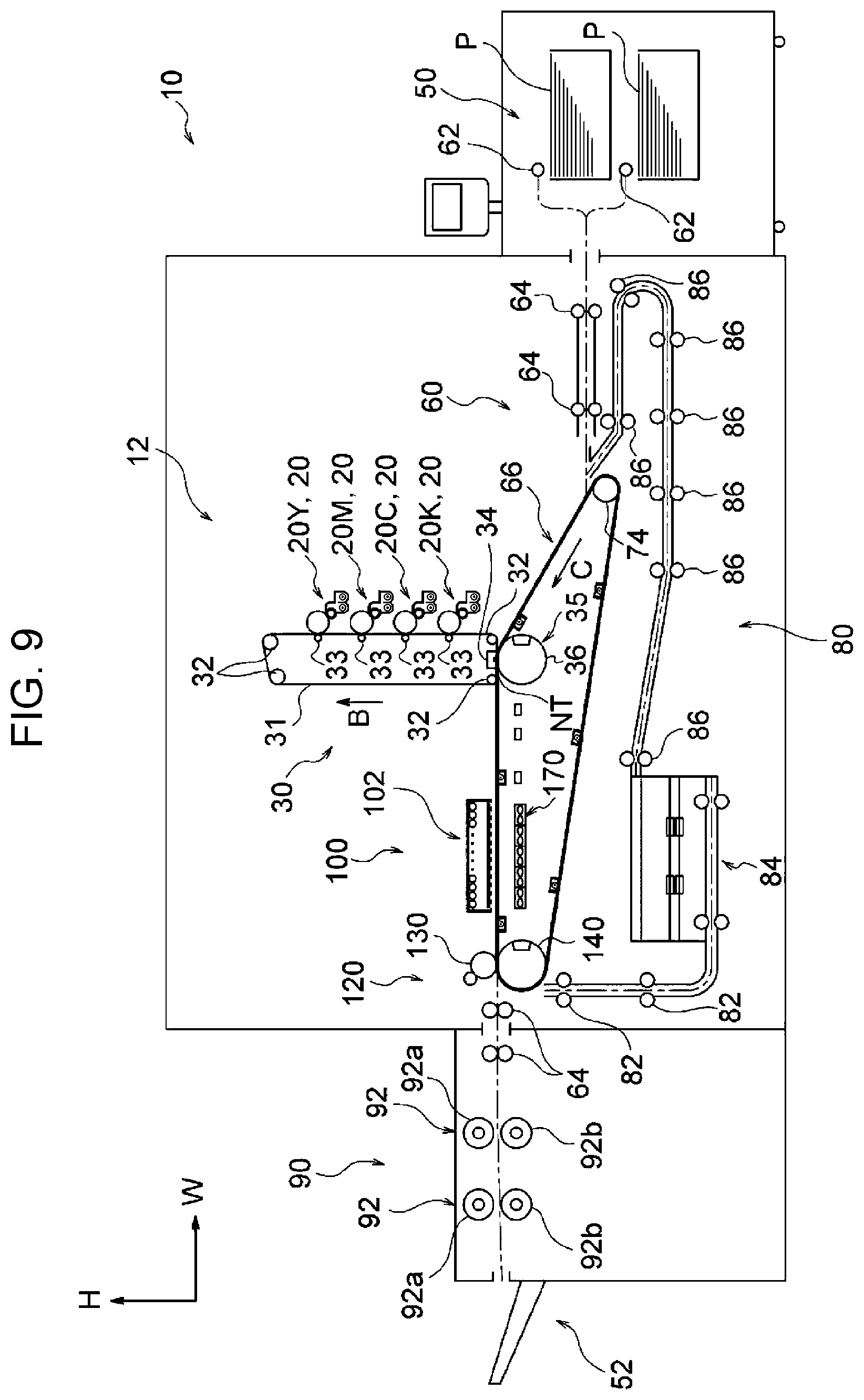 Patent US12105453 Figure 9 – Fixing device and image forming apparatus