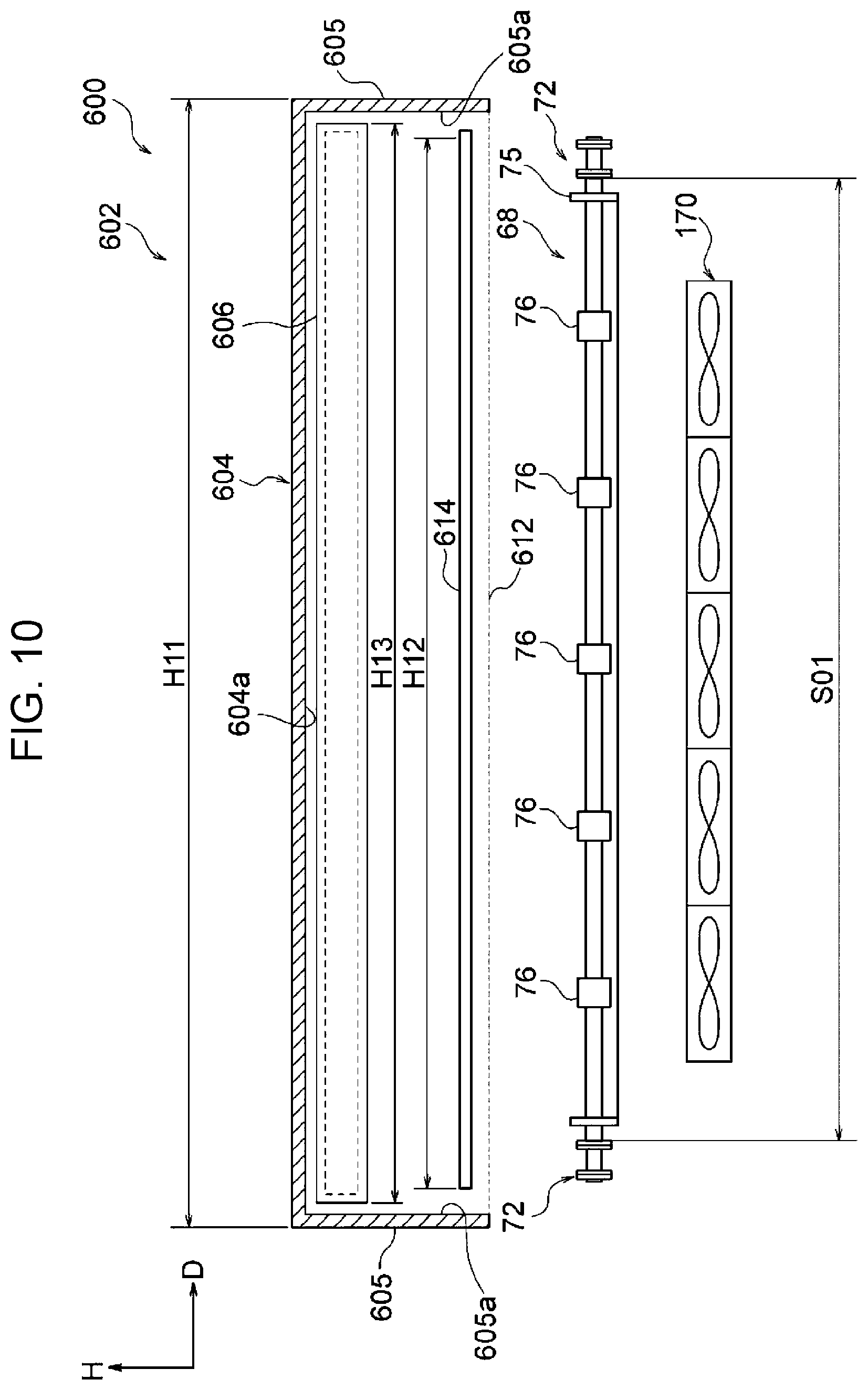 Patent US12105453 Figure 10 – Fixing device and image forming apparatus