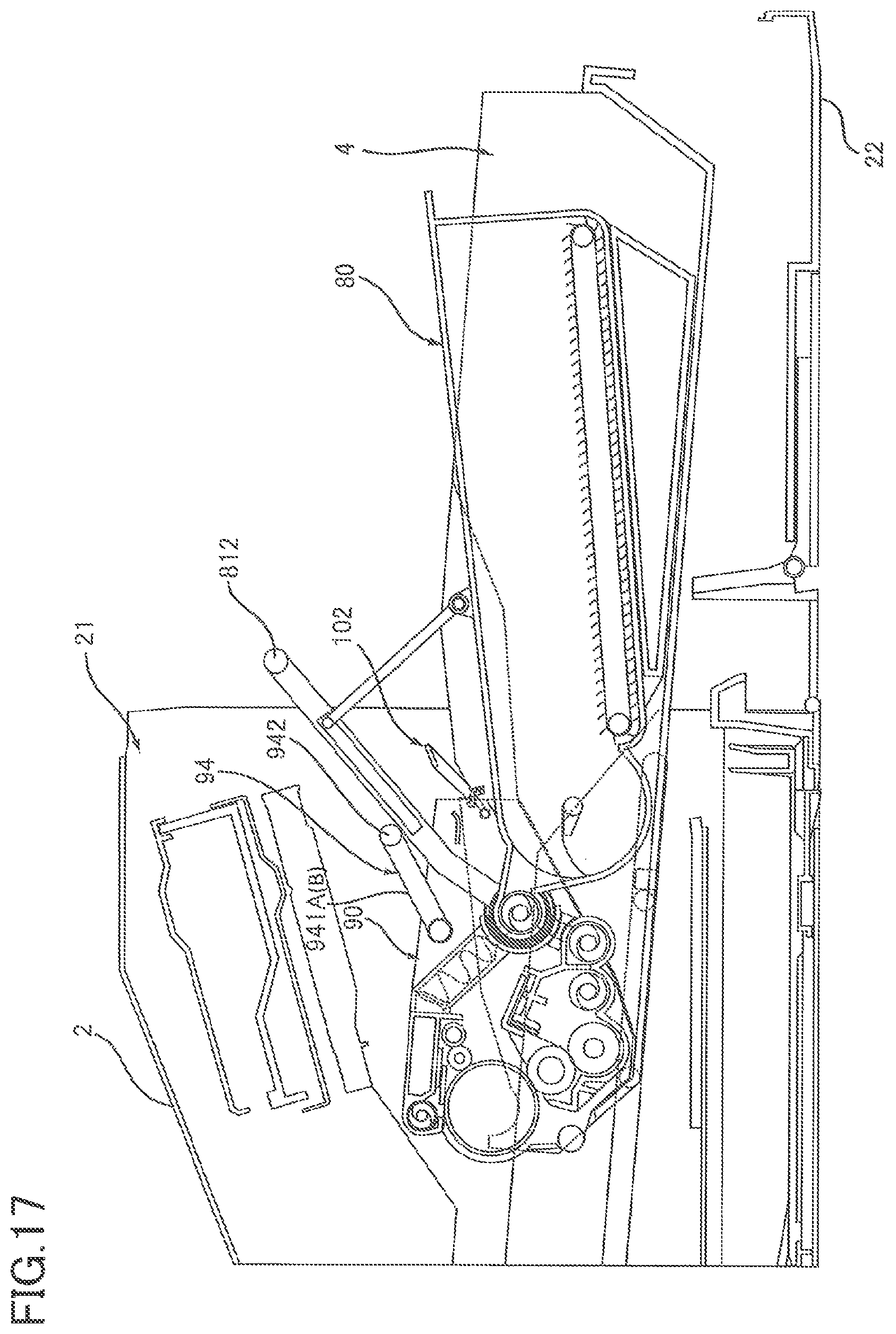 Patent US12105456 Figure 17 – Image forming device having drawer