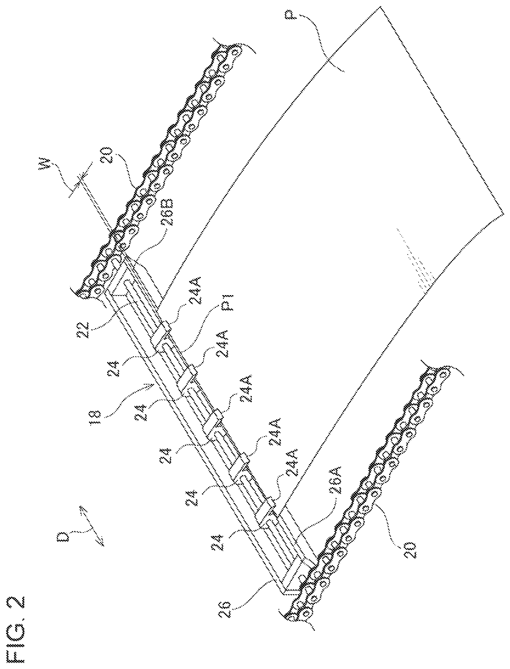 Patent US12105458 Figure 2 – Image forming apparatus having a pair of chains wound around a fixing roller and a transfer roller