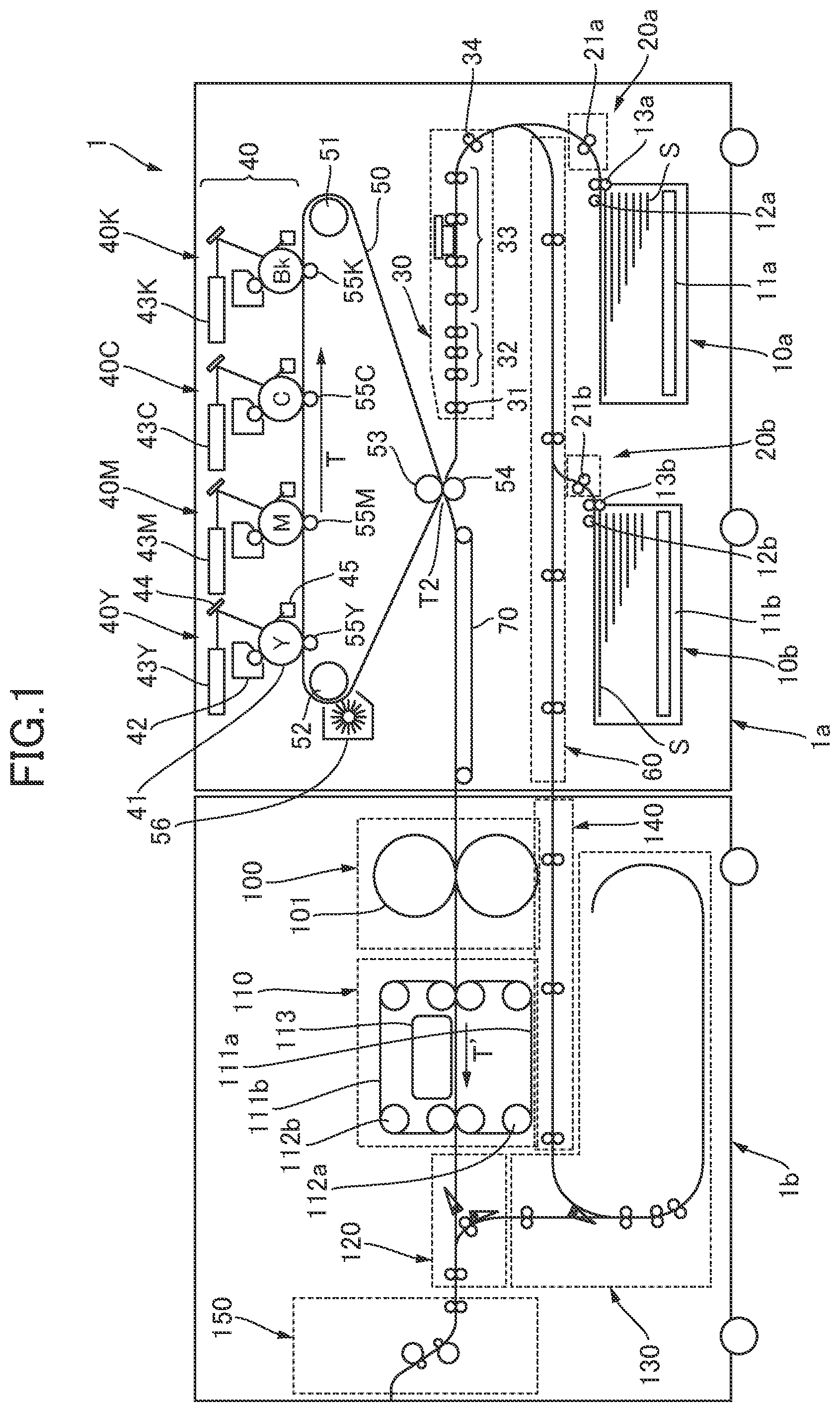 Patent US12105459 Figure 1 – Image forming apparatus