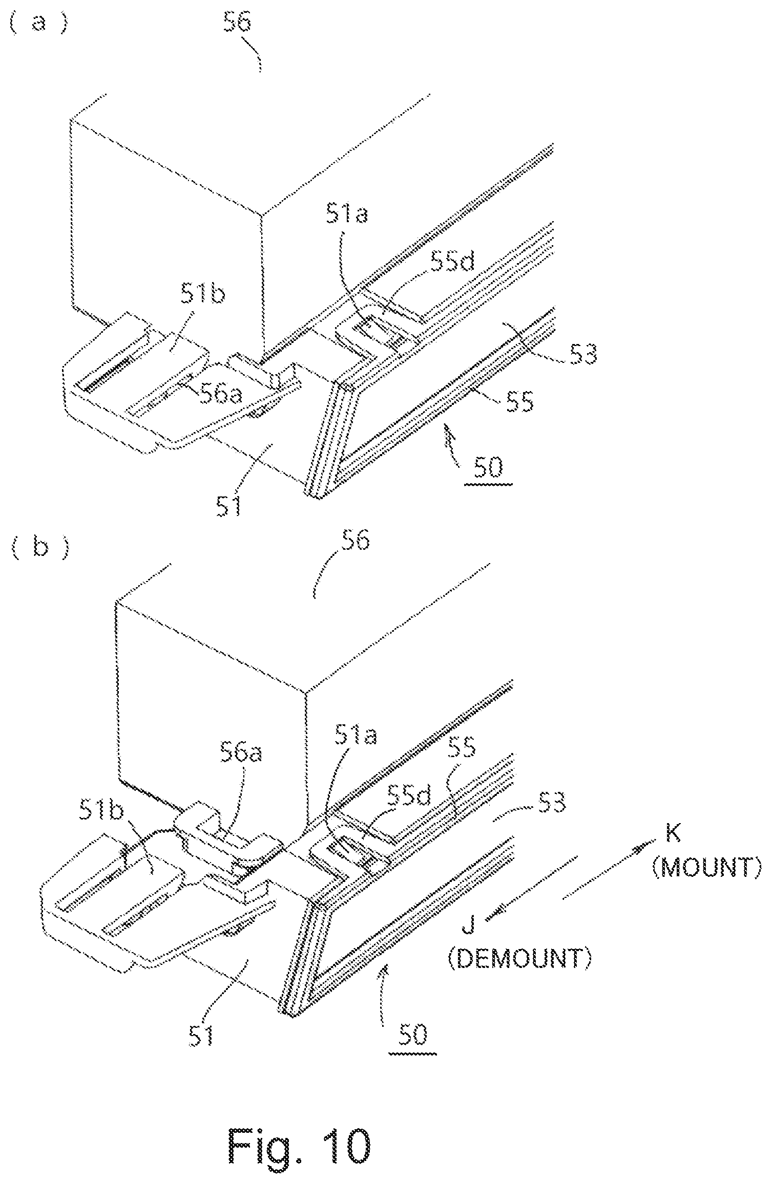 Patent US12105461 Figure 12 – Image forming apparatus having removable fixing portion and filter holder