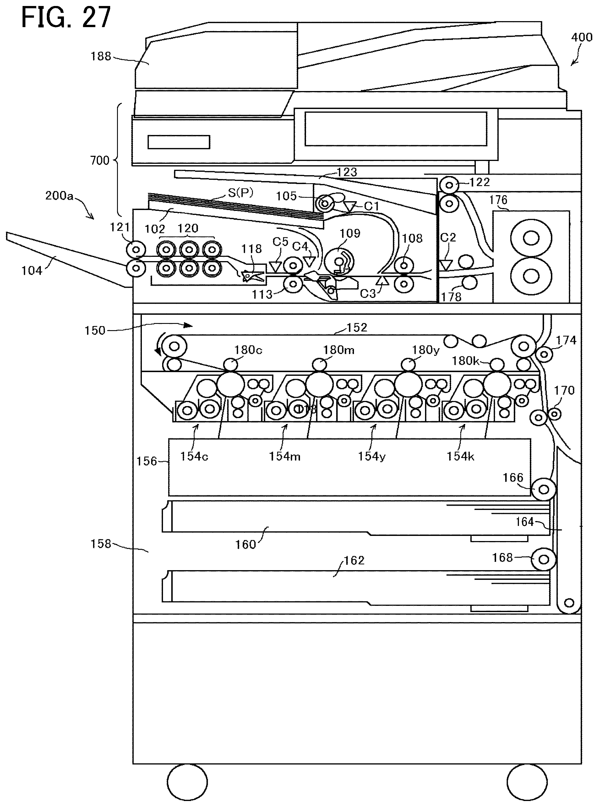 Patent US12105465 Figure 12 – Sheet processing apparatus, laminator, image forming apparatus, and image forming system