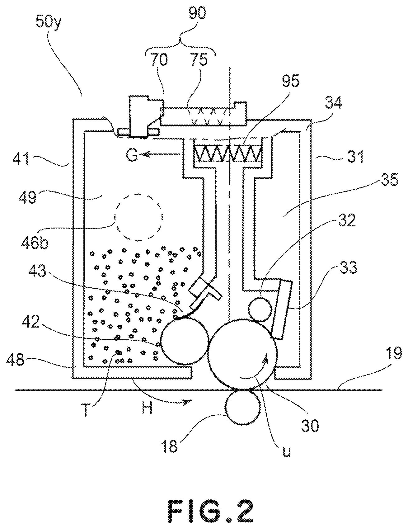 Patent US12105466 Figure 2 – Process cartridge and image forming apparatus