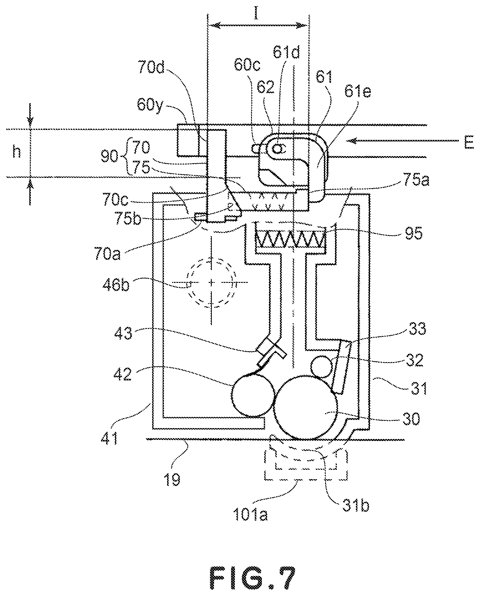 Patent US12105466 Figure 7 – Process cartridge and image forming apparatus
