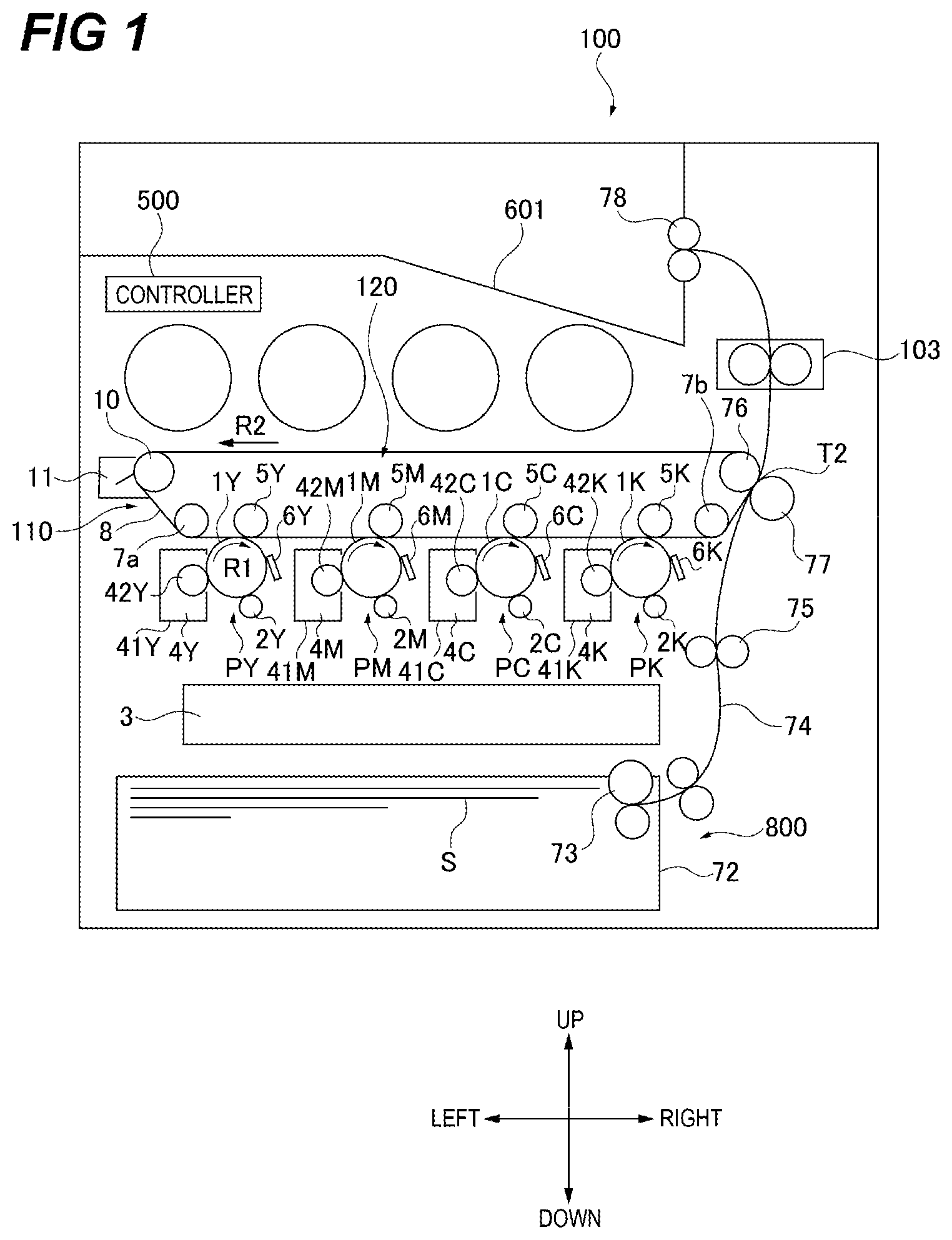 Patent US12105468 — Image forming apparatus — Figure 1