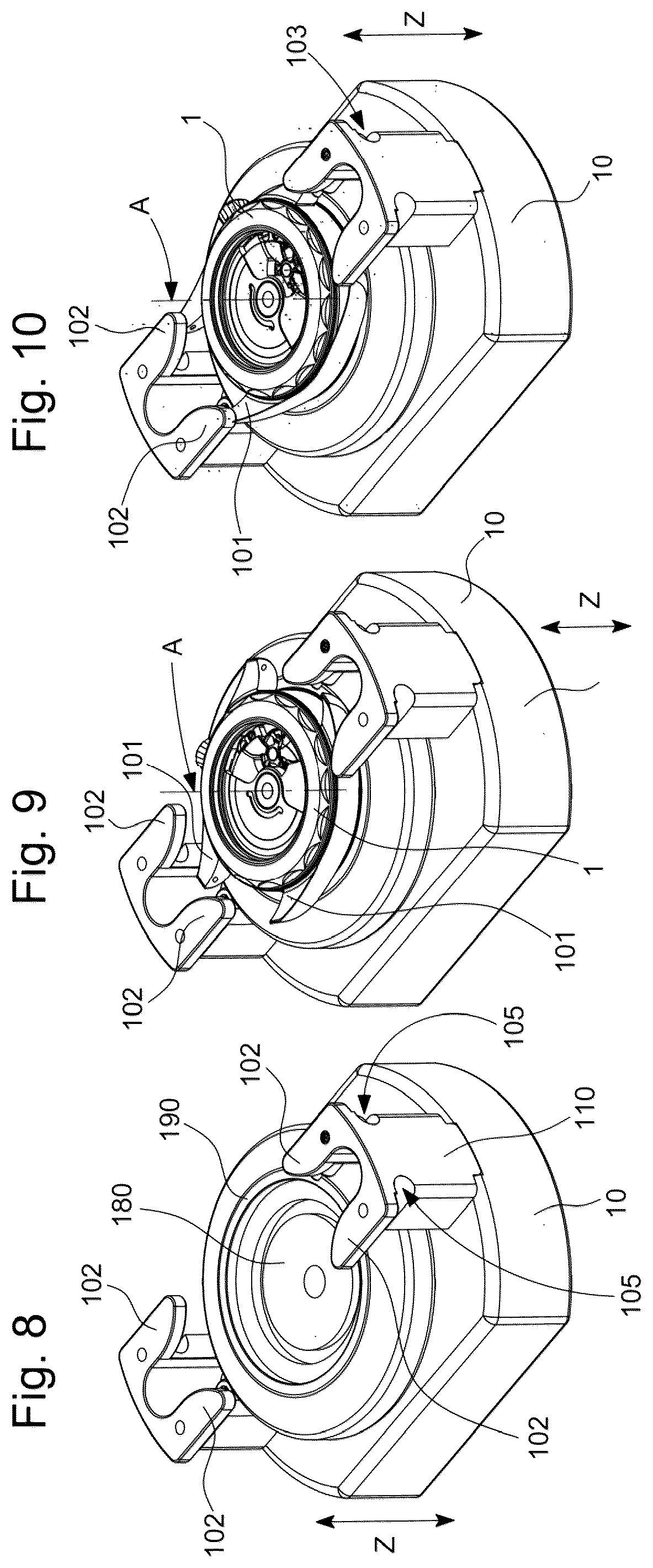 Patent US12105477 Figure 6 – Horological setting machine and setting method
