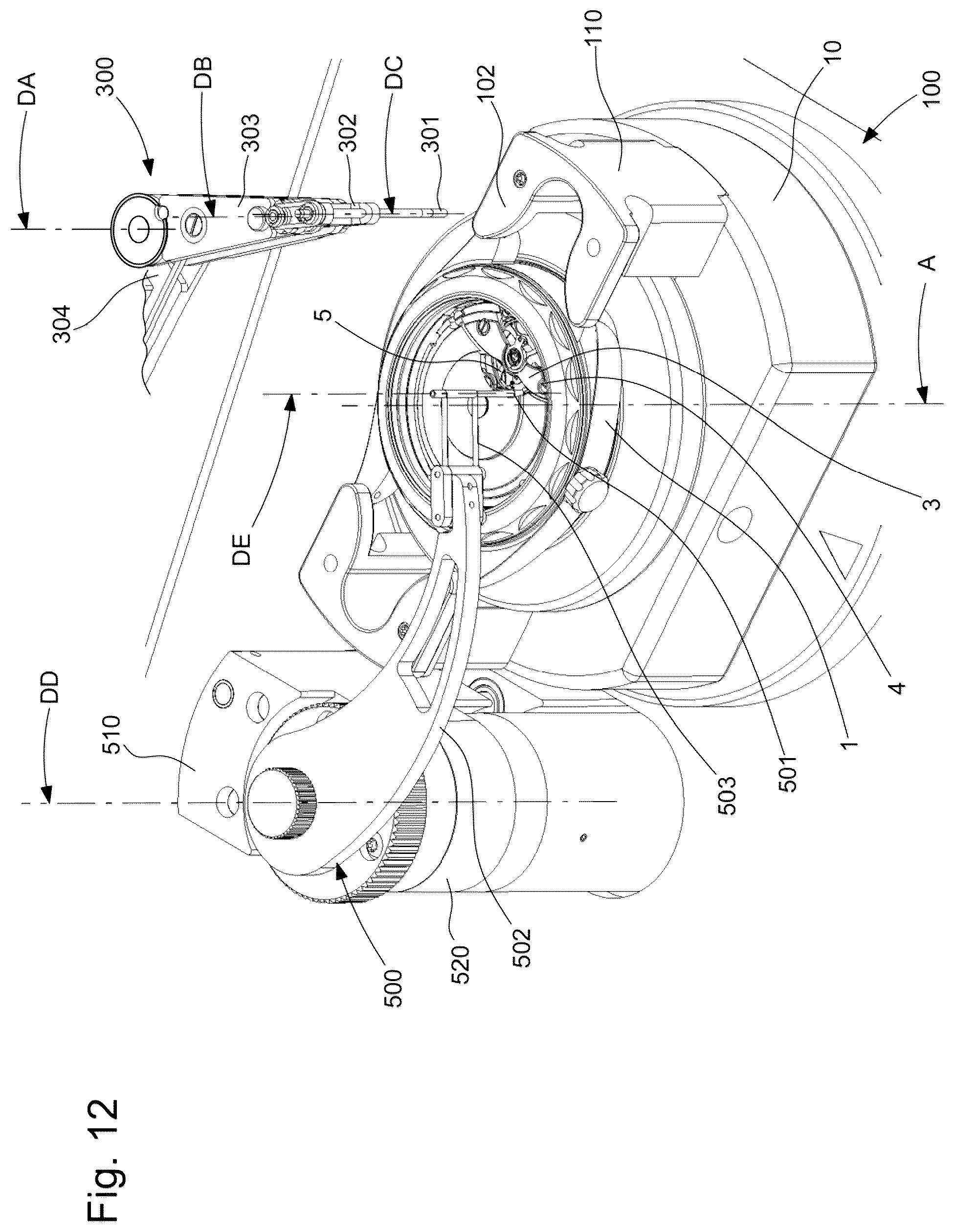Patent US12105477 Figure 8 – Horological setting machine and setting method
