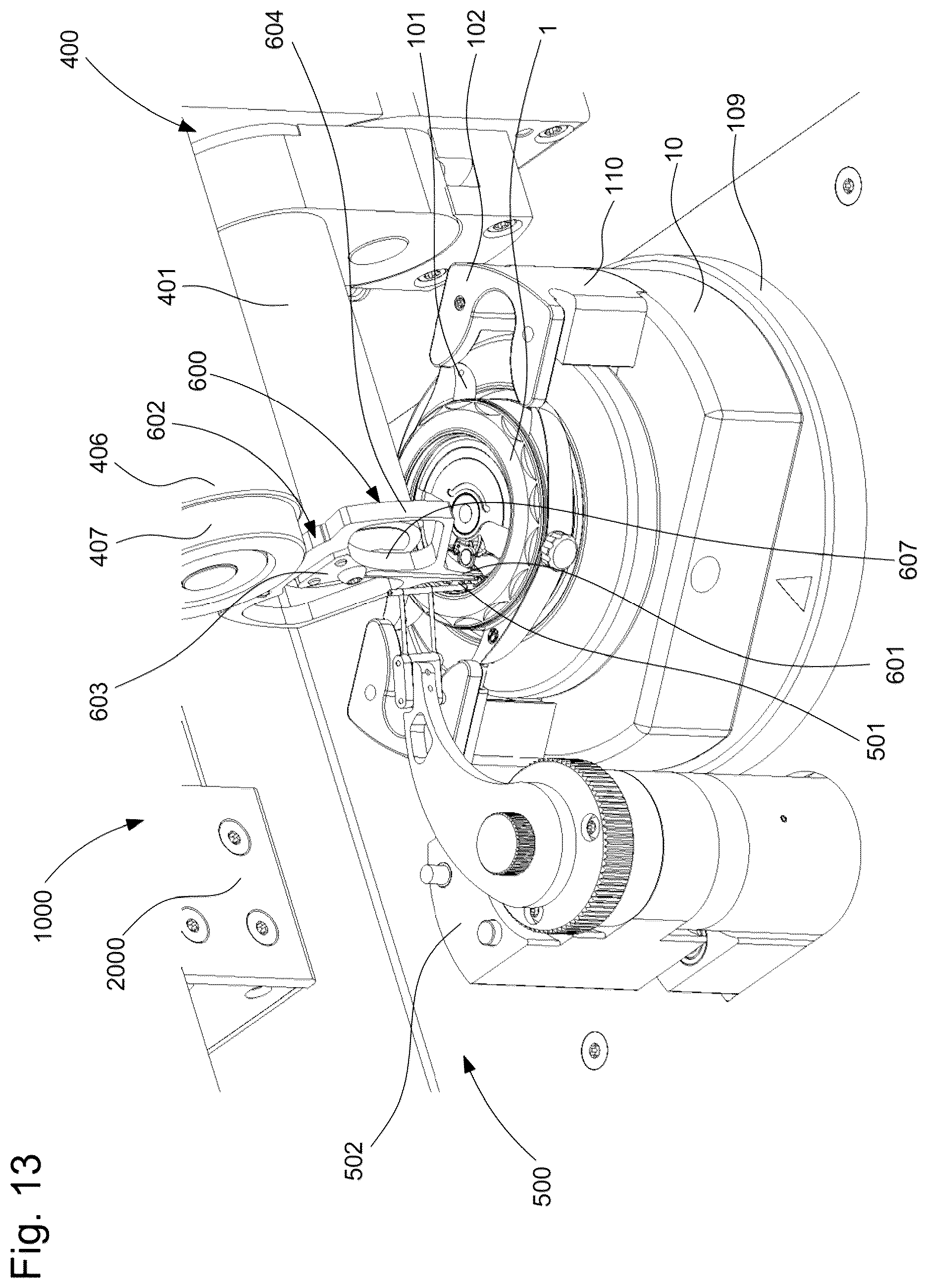 Patent US12105477 Figure 9 – Horological setting machine and setting method