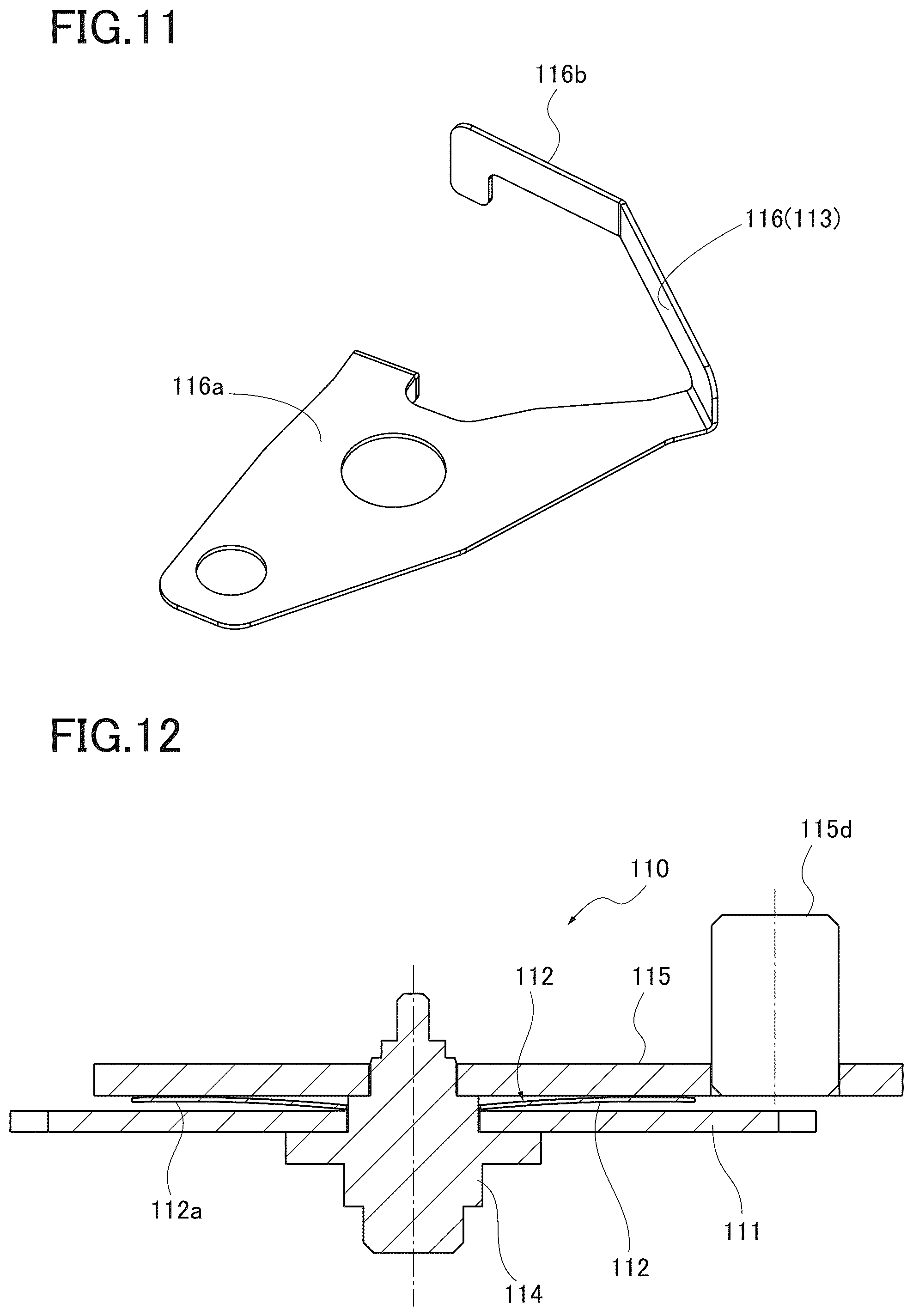 Patent US12105478 Figure 12 – Variation reduction mechanism of stop position of pointer
