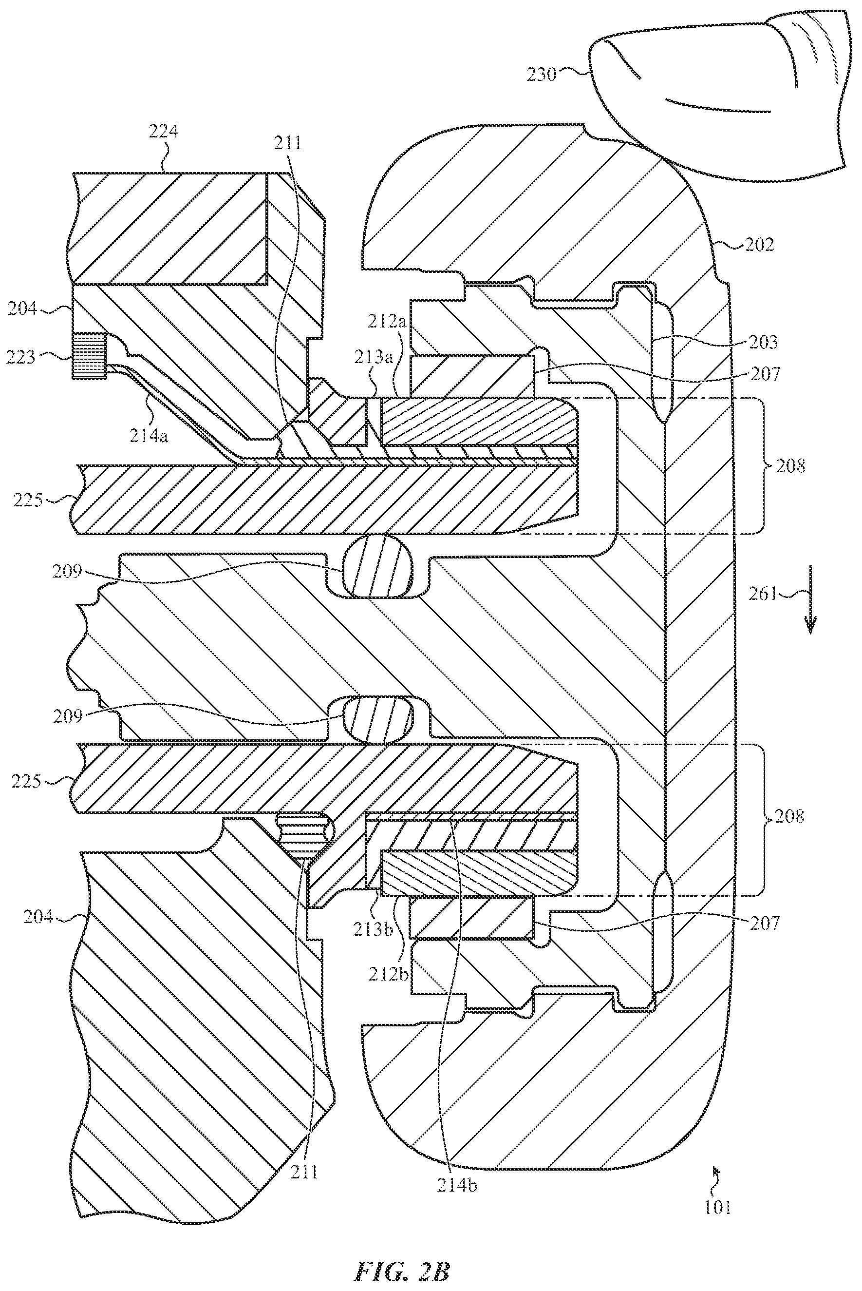 Patent US12105479 Figure 3 – Force-detecting input structure