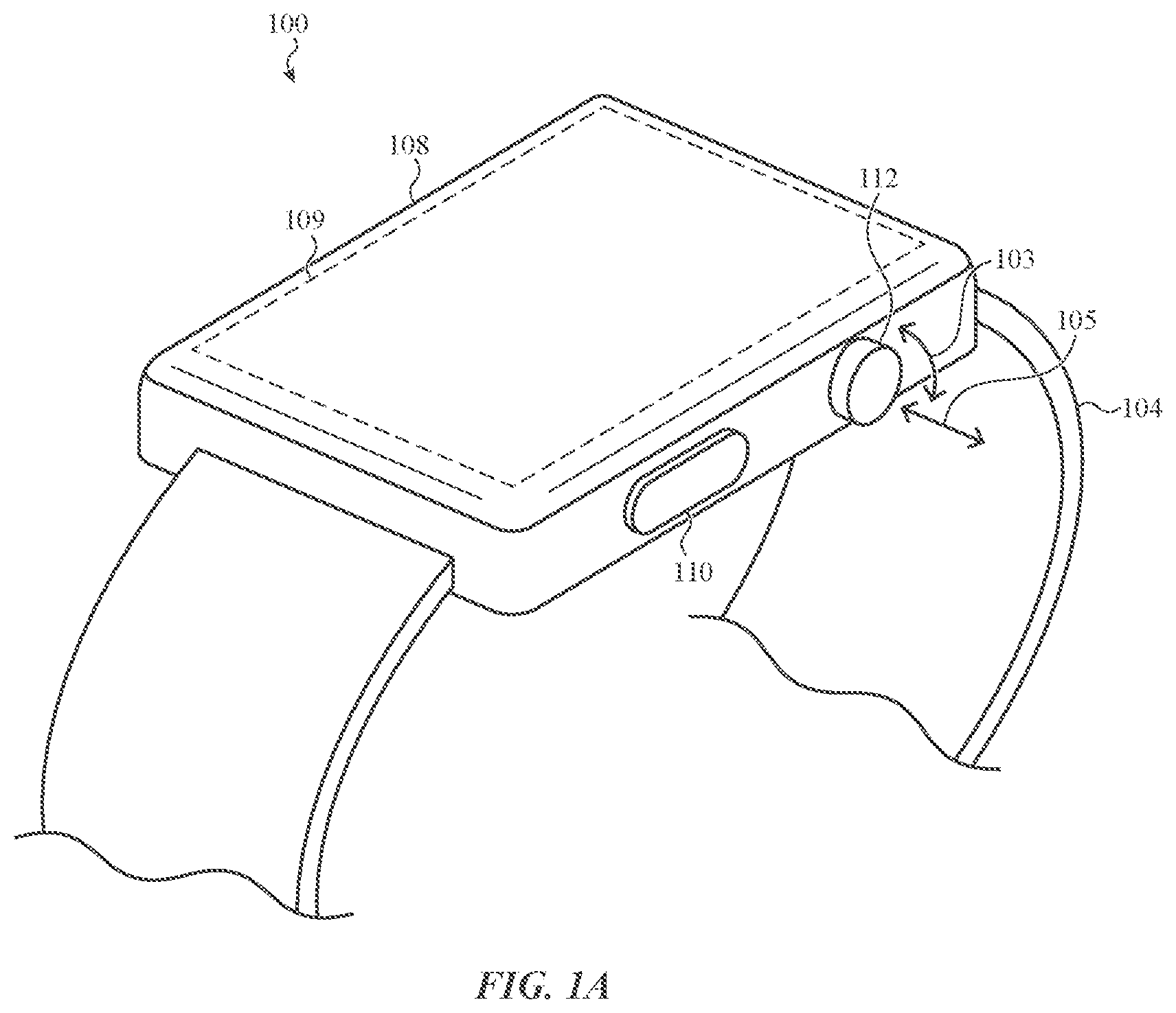Patent US12105480 Figure 1 – Crown for an electronic watch