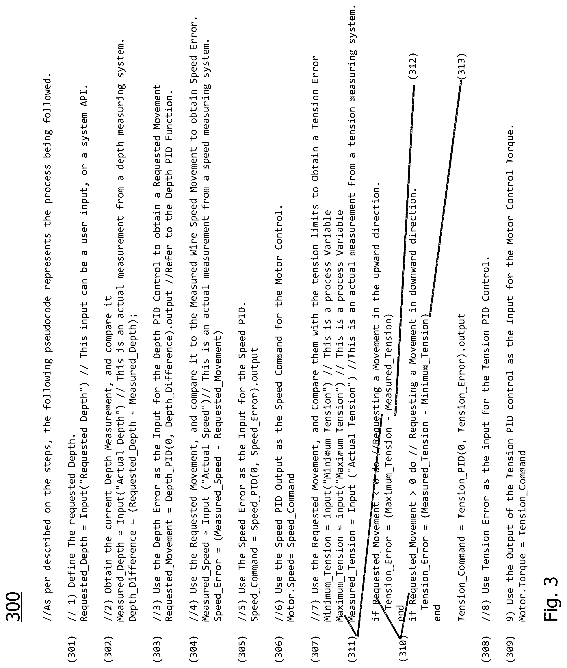 Patent US12105481 Figure 3 – System and method for automatic depth positioning of wire conveyed operations